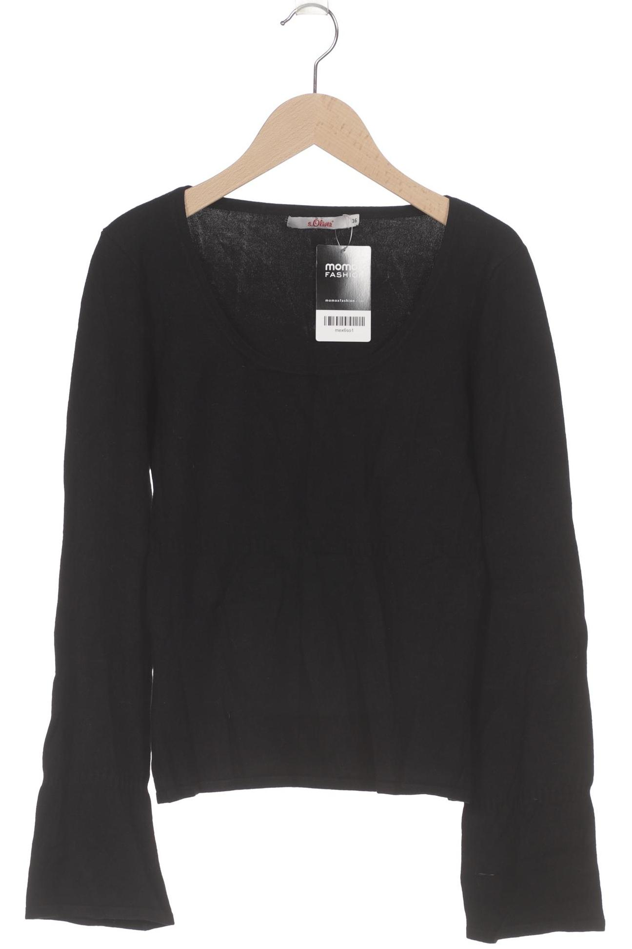 

s.Oliver Damen Pullover, schwarz, Gr. 36