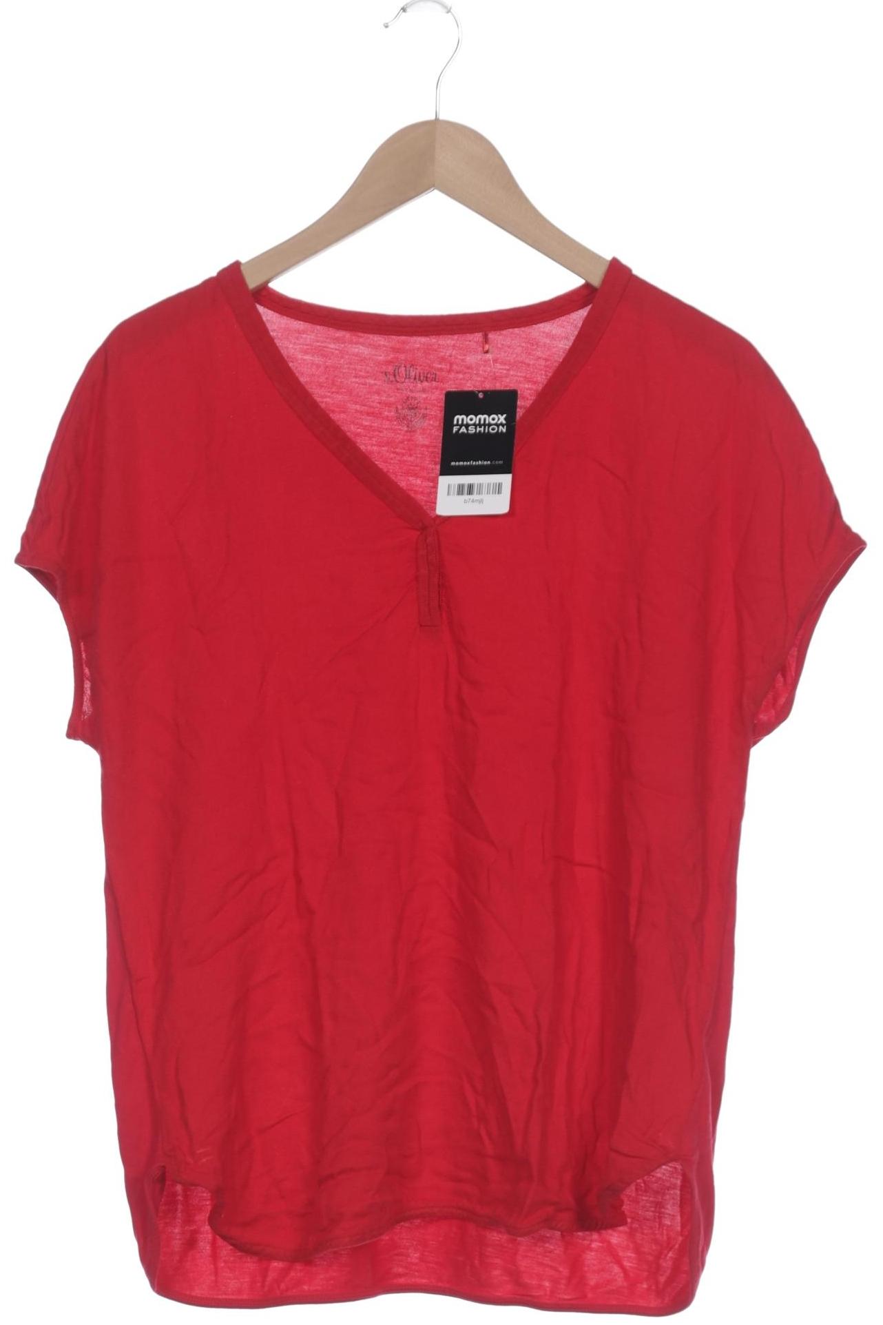

s.Oliver Damen T-Shirt, rot, Gr. 44