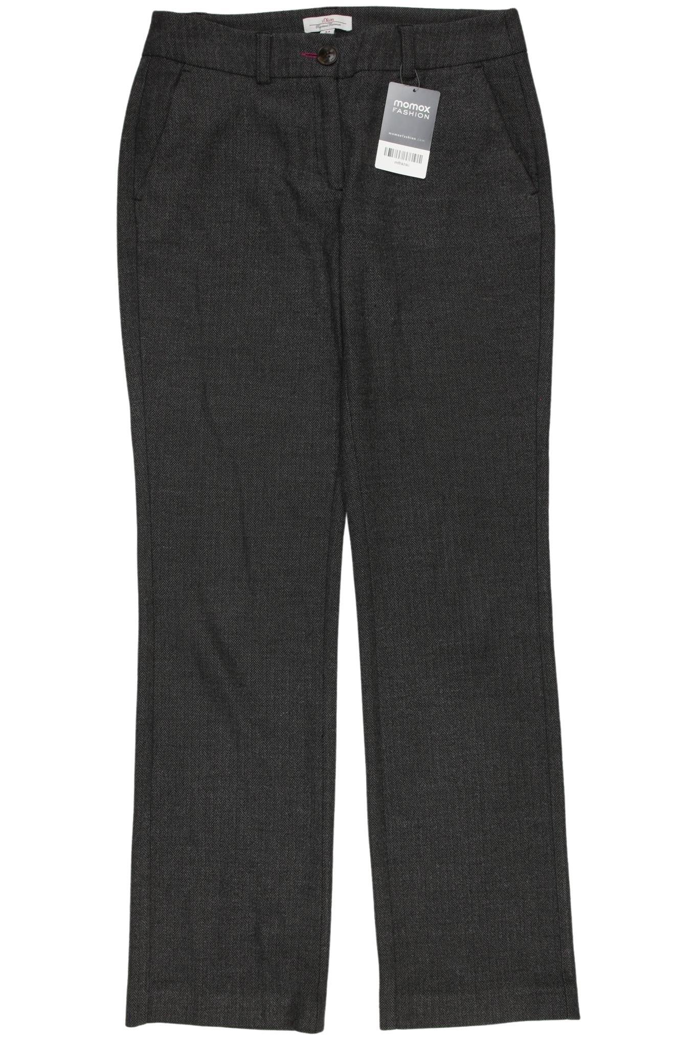 

s.Oliver Damen Stoffhose, grau, Gr. 34