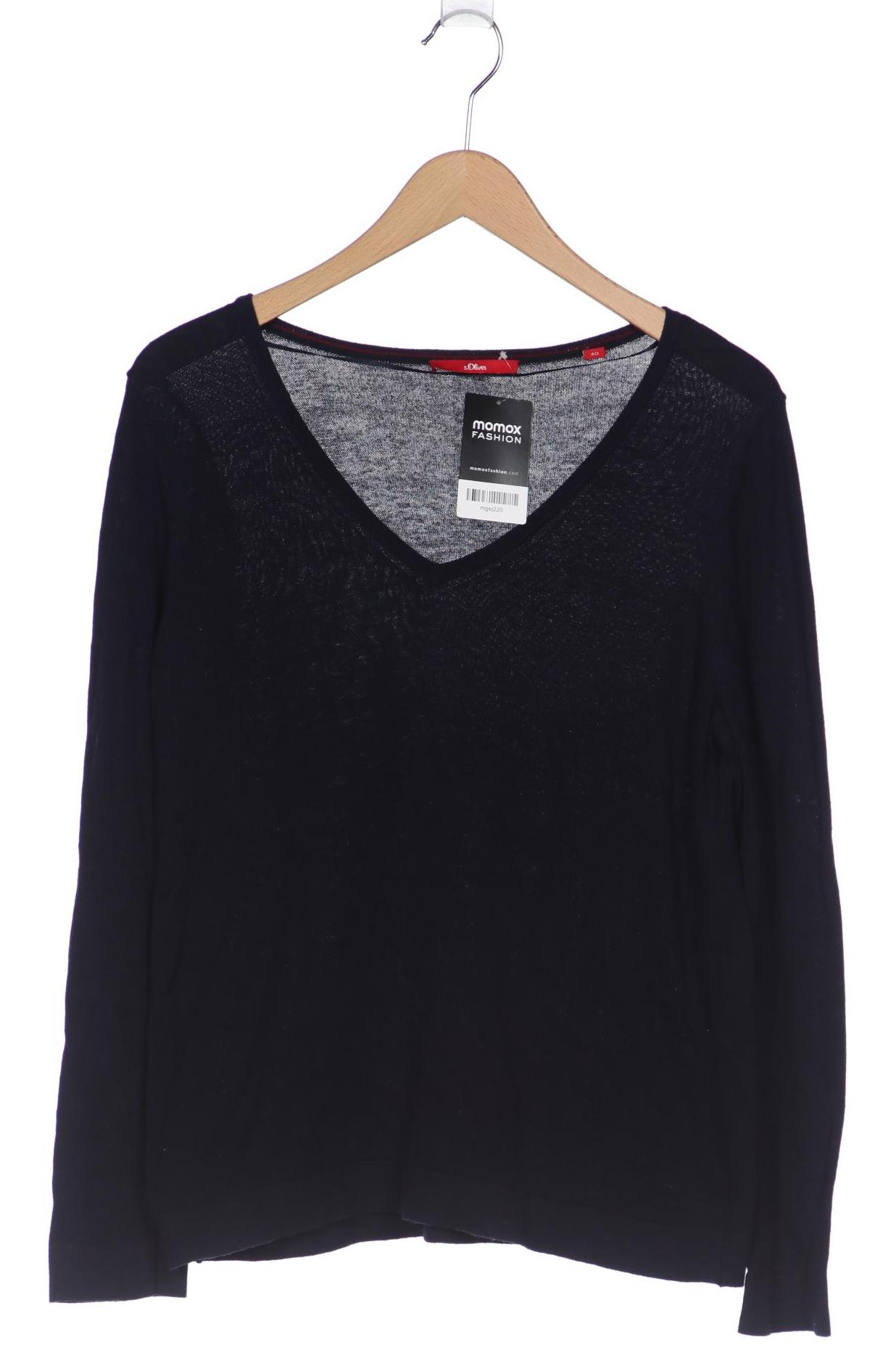 

s.Oliver Damen Pullover, marineblau