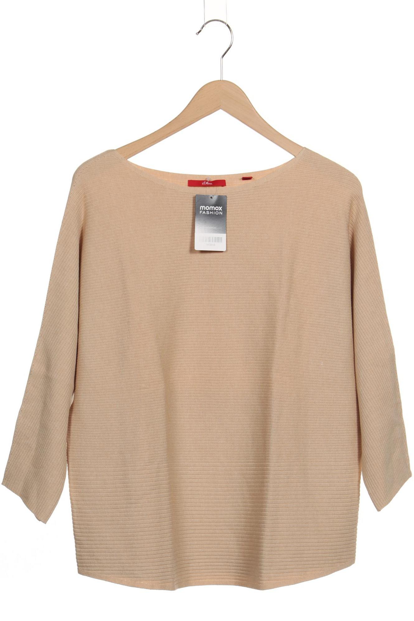 

s.Oliver Damen Pullover, beige, Gr. 42
