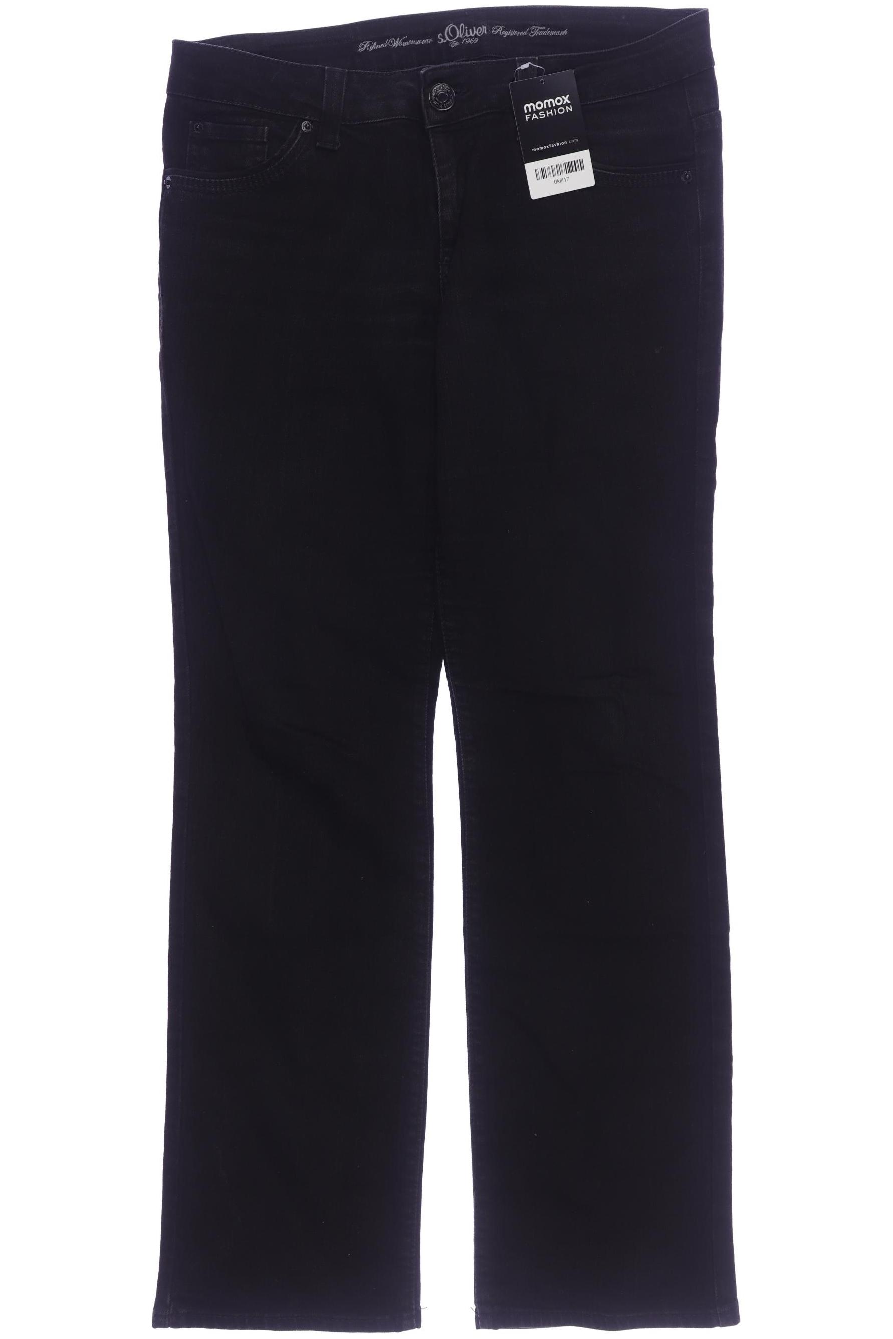 

s.Oliver Damen Jeans, schwarz, Gr. 28