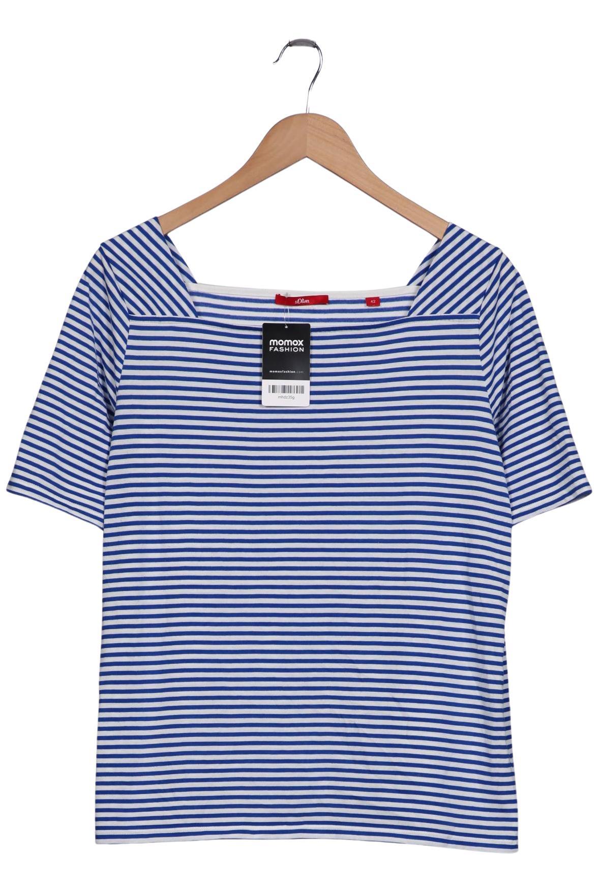 

s.Oliver Damen T-Shirt, blau, Gr. 42