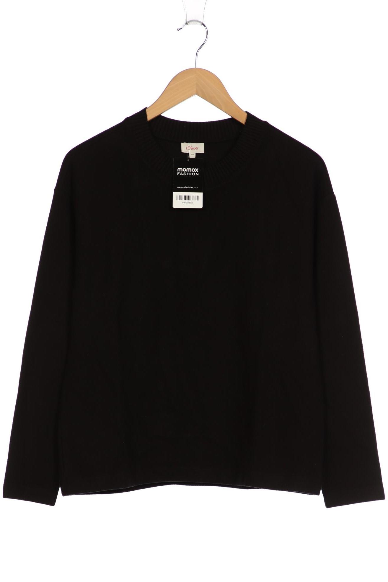 

s.Oliver Damen Pullover, schwarz, Gr. 40