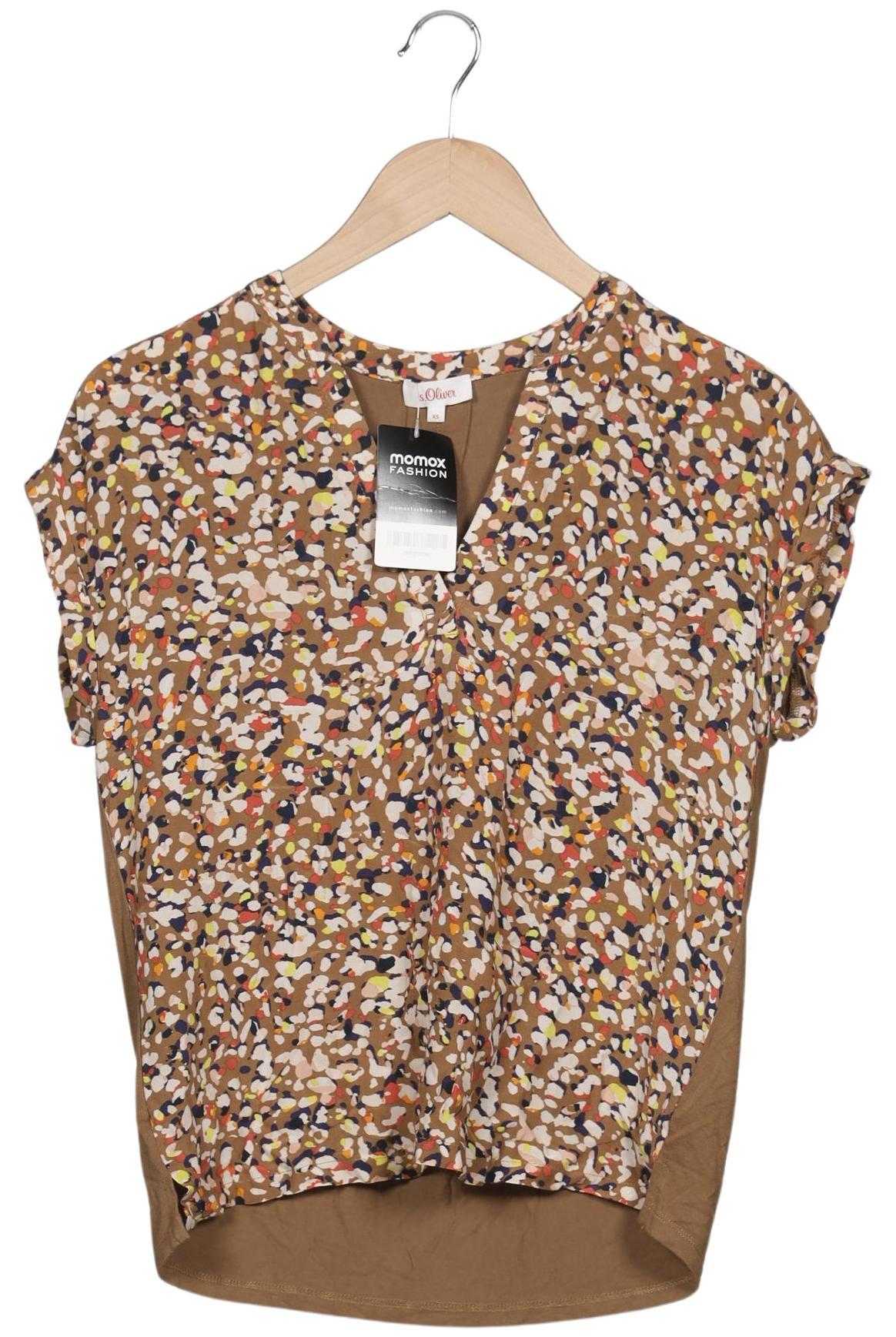 

s.Oliver Damen T-Shirt, braun, Gr. 34