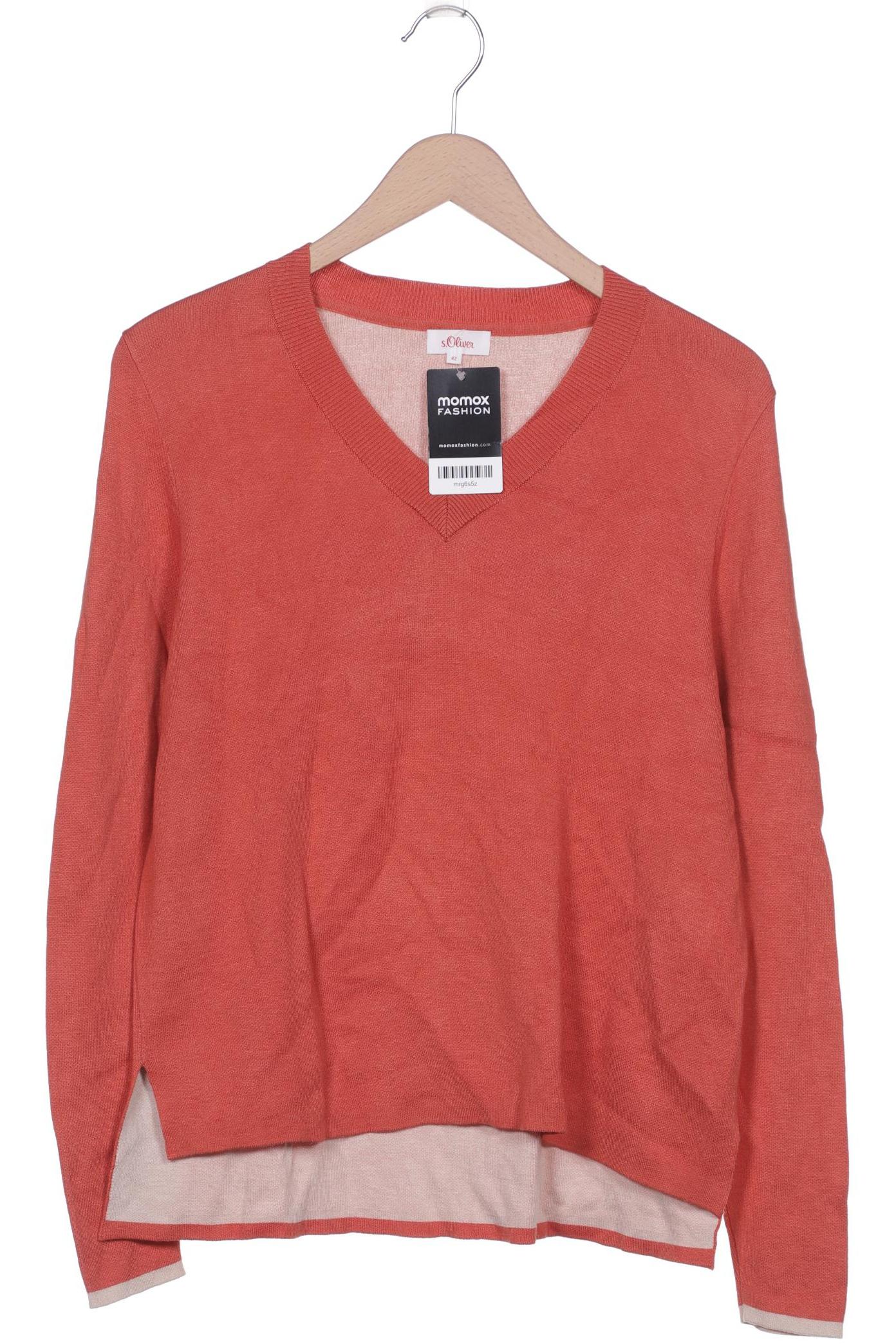 

s.Oliver Damen Pullover, orange, Gr. 42