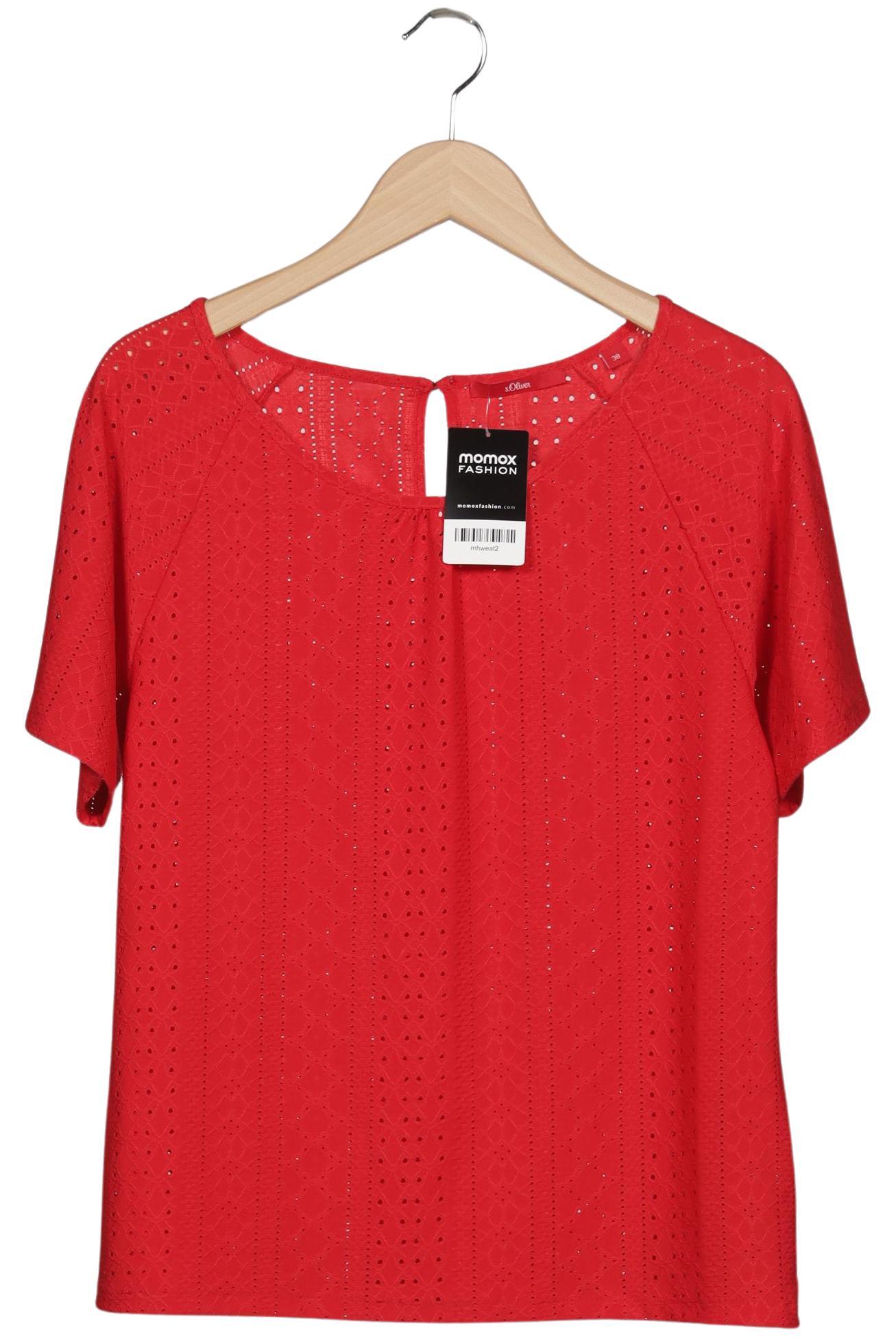 

s.Oliver Damen T-Shirt, rot, Gr. 38