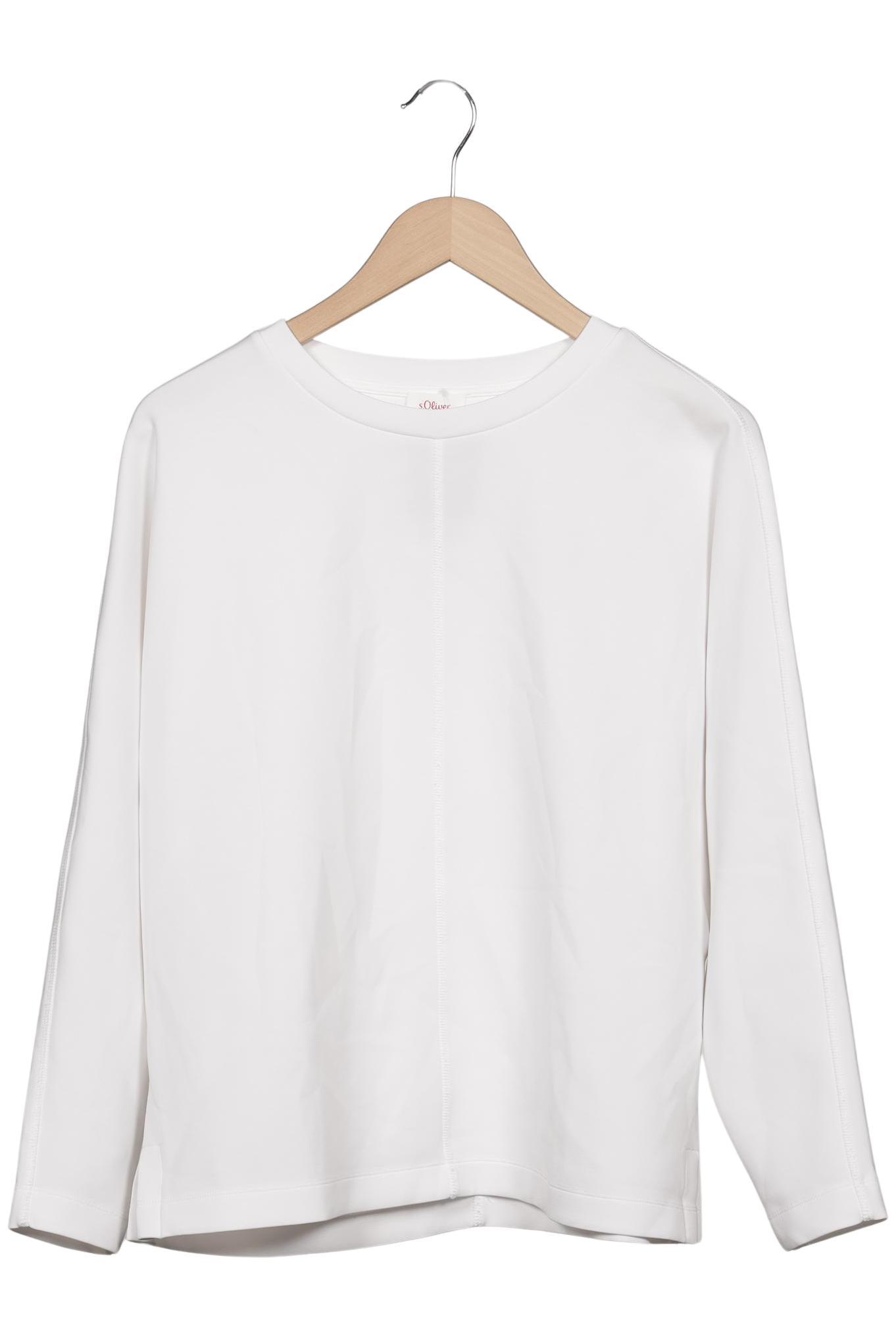 

s.Oliver Damen Sweatshirt, weiß, Gr. 38