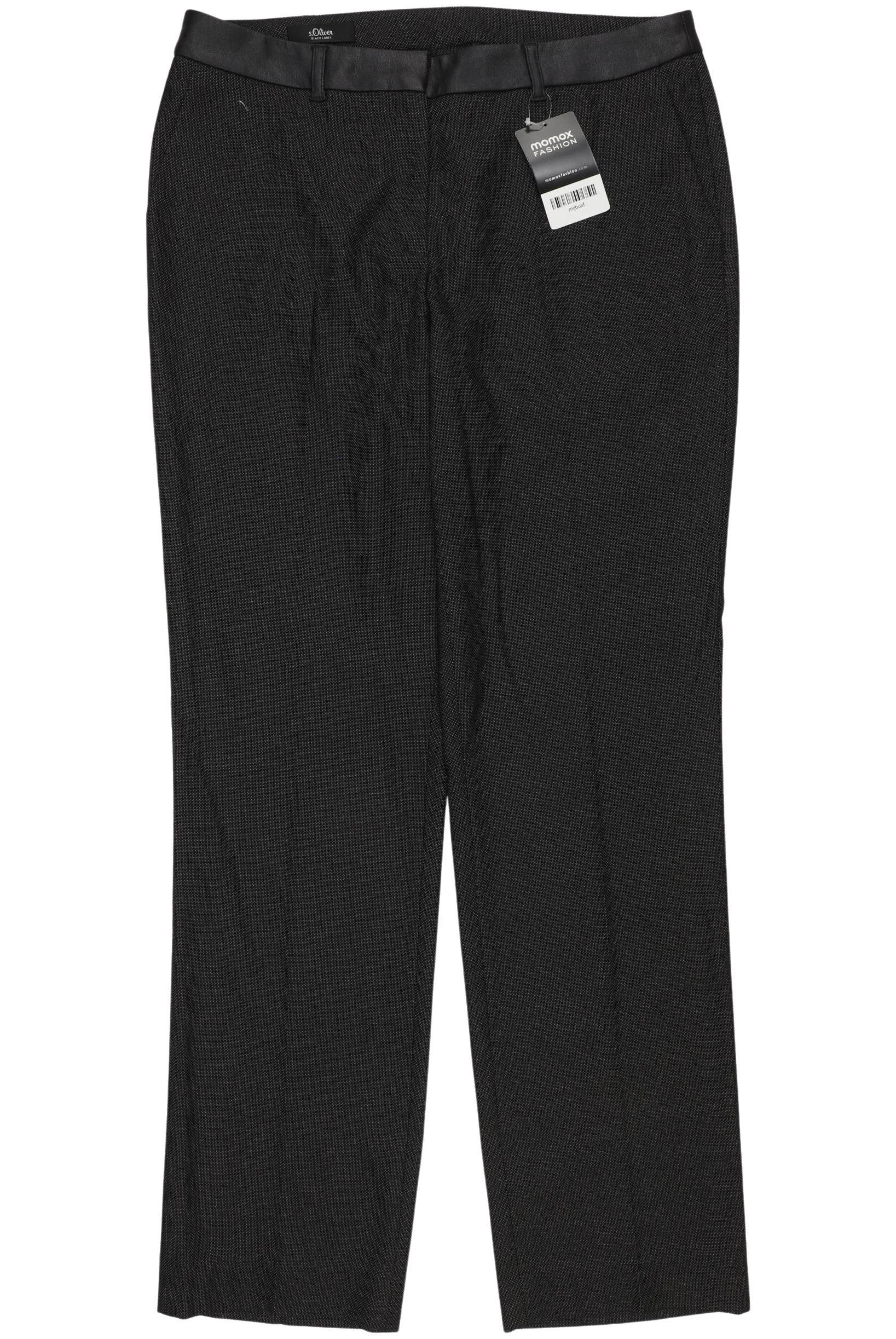 

s.Oliver Damen Stoffhose, schwarz, Gr. 32