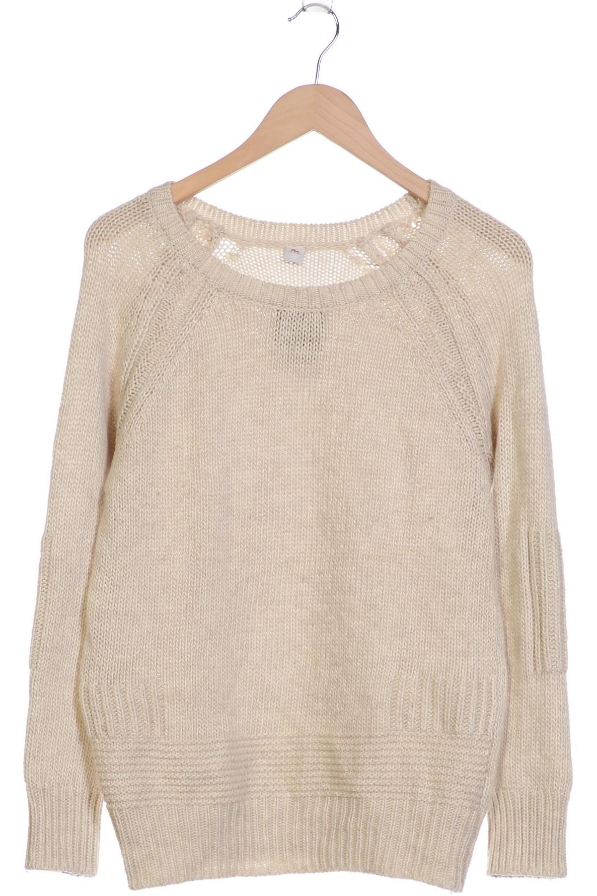 

s.Oliver Damen Pullover, beige, Gr. 40
