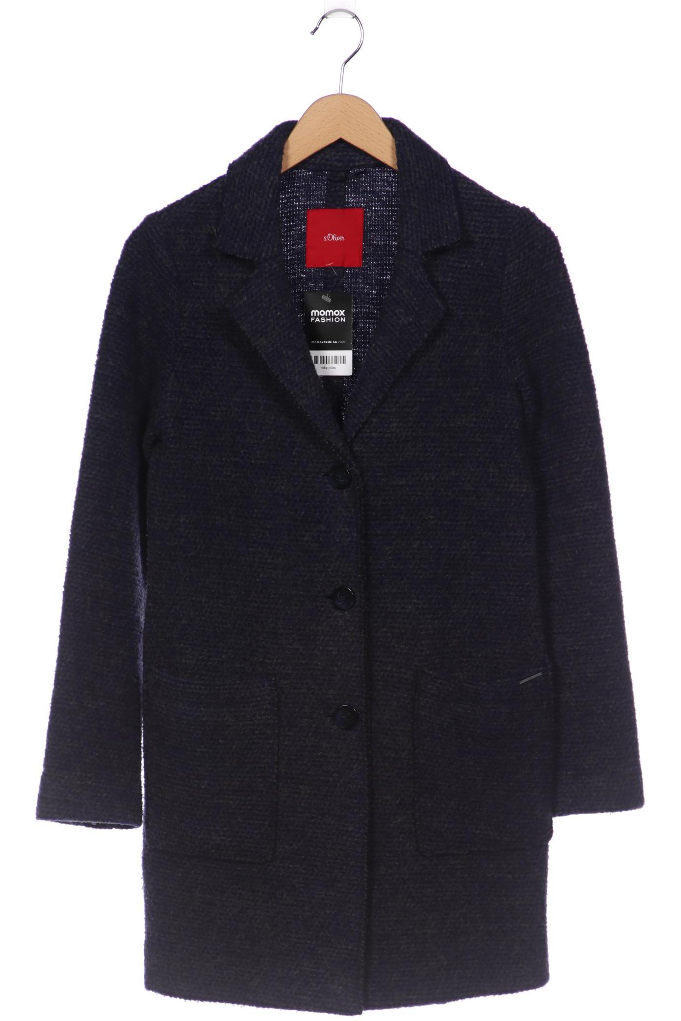 

s.Oliver Damen Mantel, marineblau
