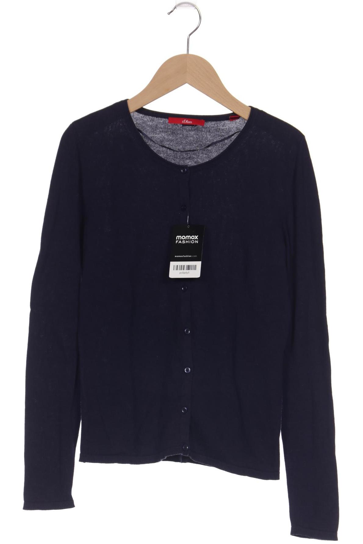 

s.Oliver Damen Strickjacke, marineblau, Gr. 34
