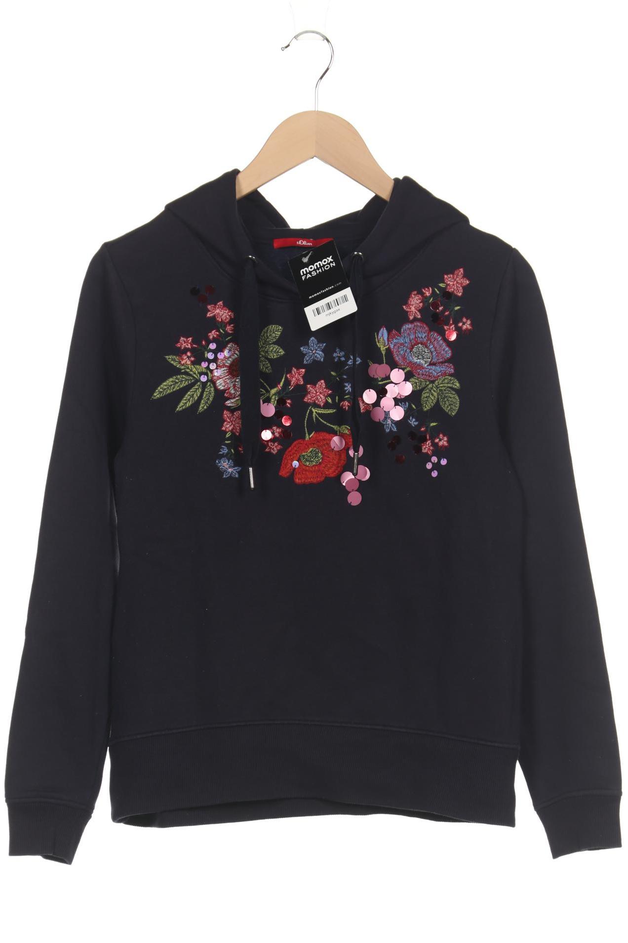 

s.Oliver Damen Kapuzenpullover, marineblau, Gr. 36