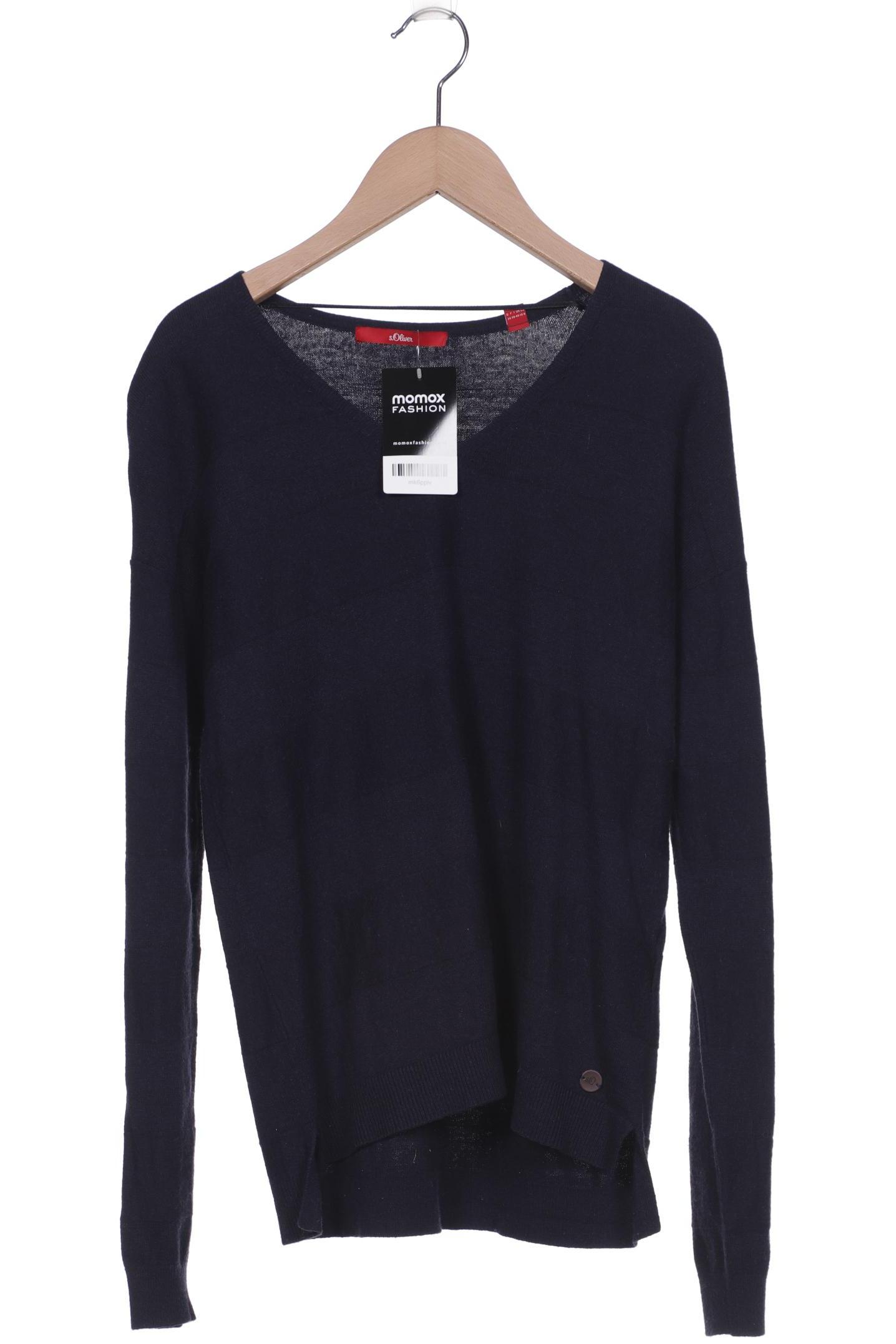 

s.Oliver Damen Pullover, marineblau