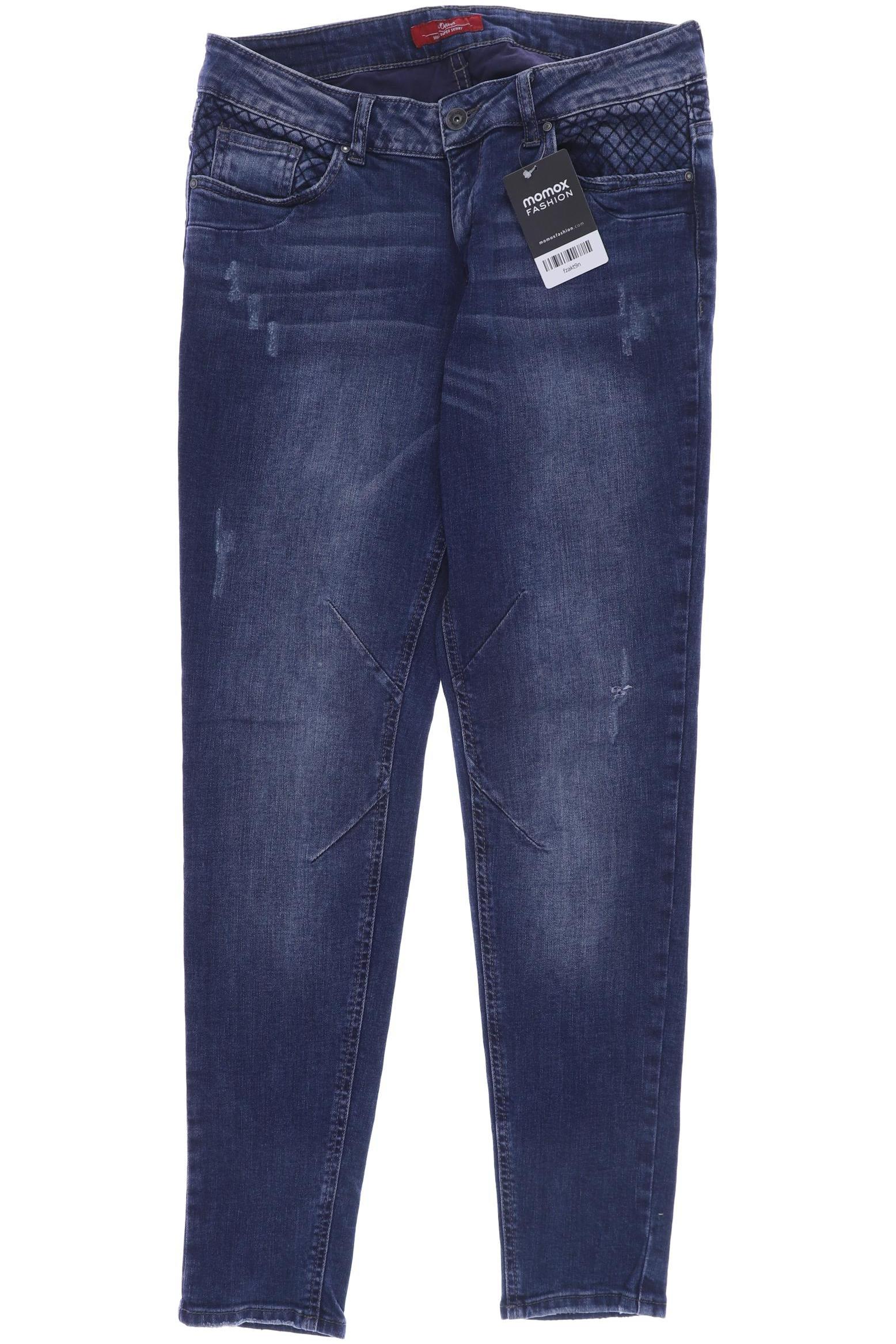 

s.Oliver Damen Jeans, marineblau