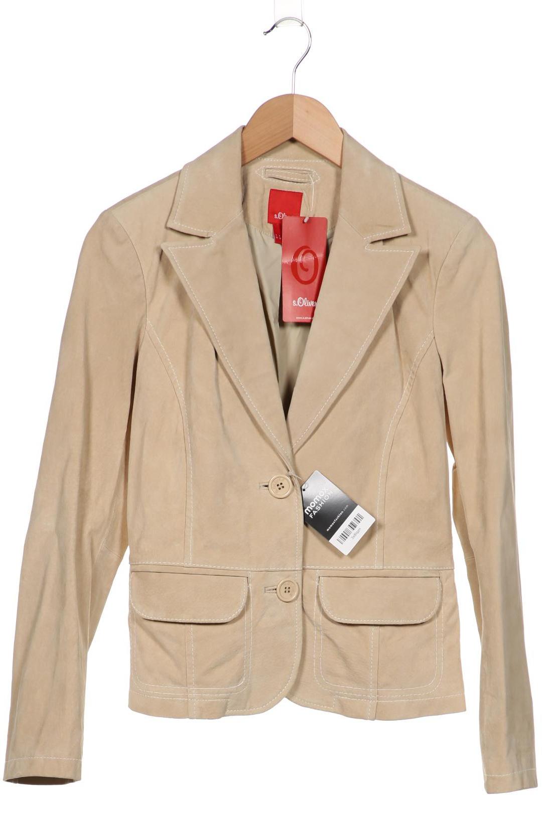 

s.Oliver Damen Jacke, beige, Gr. 34