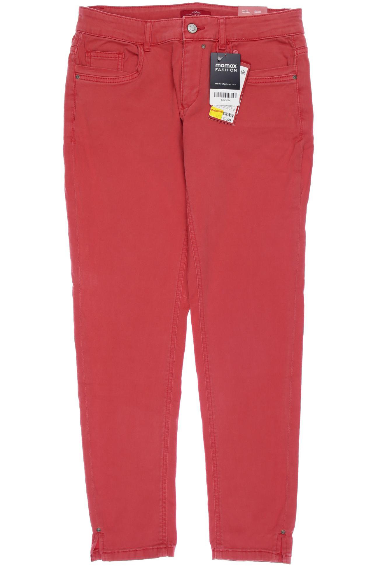 

s.Oliver Damen Jeans, rot, Gr. 36