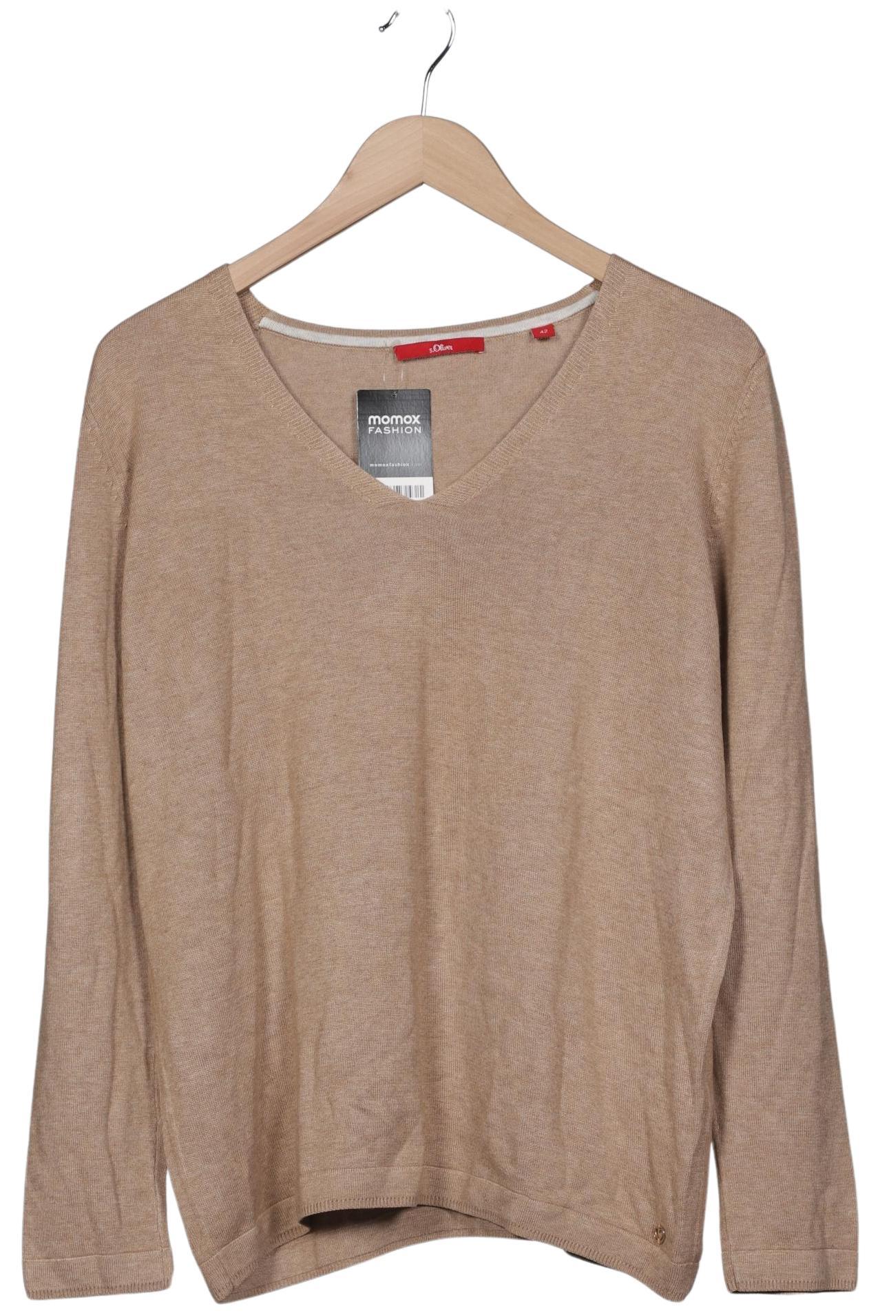 

s.Oliver Damen Pullover, beige, Gr. 42