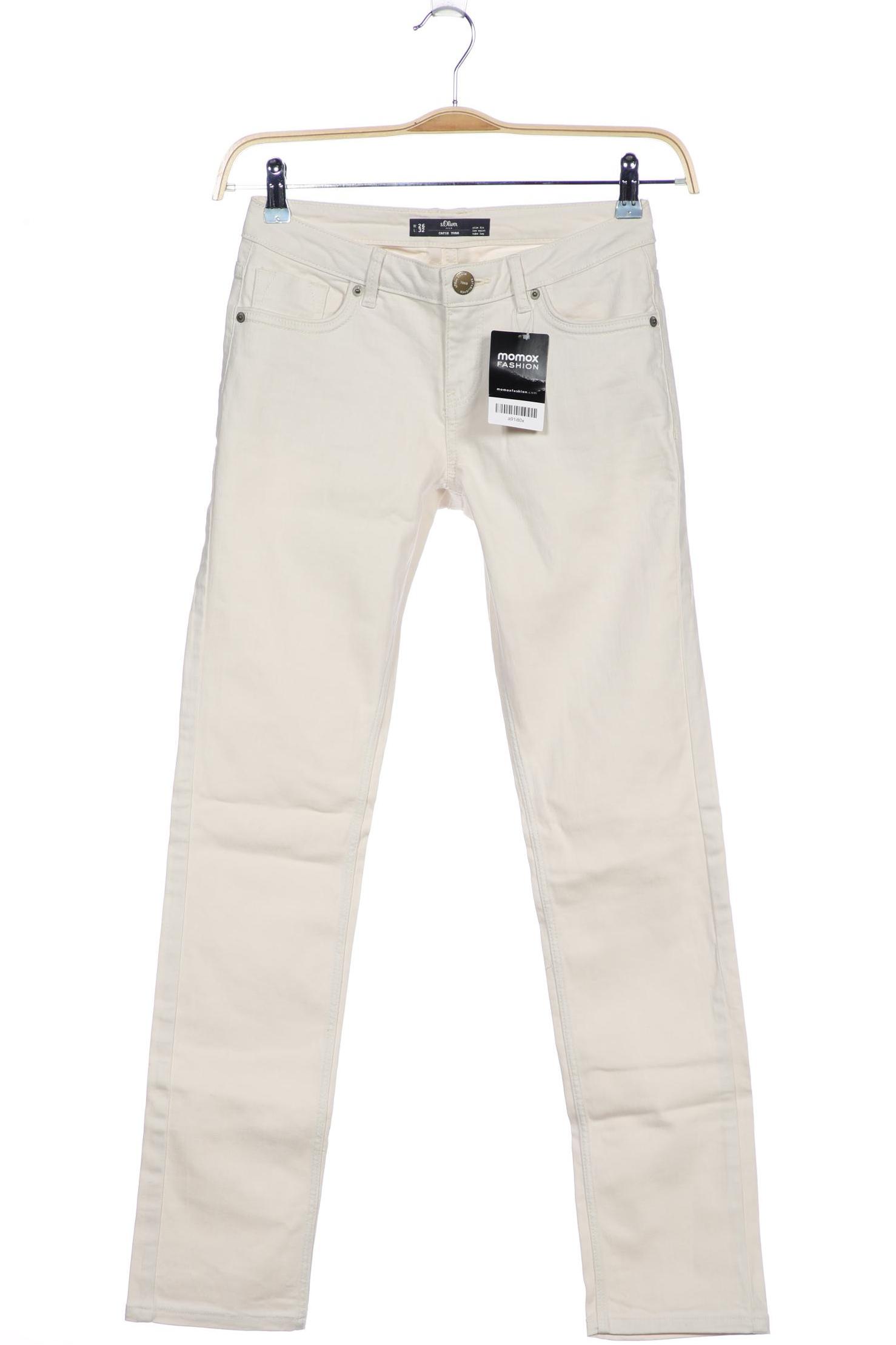 

s.Oliver Damen Jeans, cremeweiß, Gr. 36