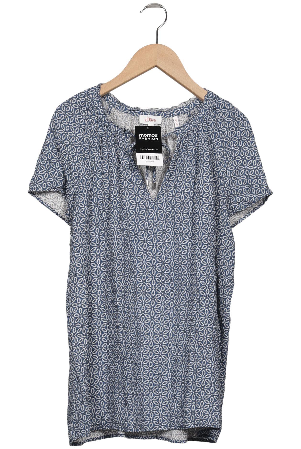 

s.Oliver Damen Bluse, blau, Gr. 42