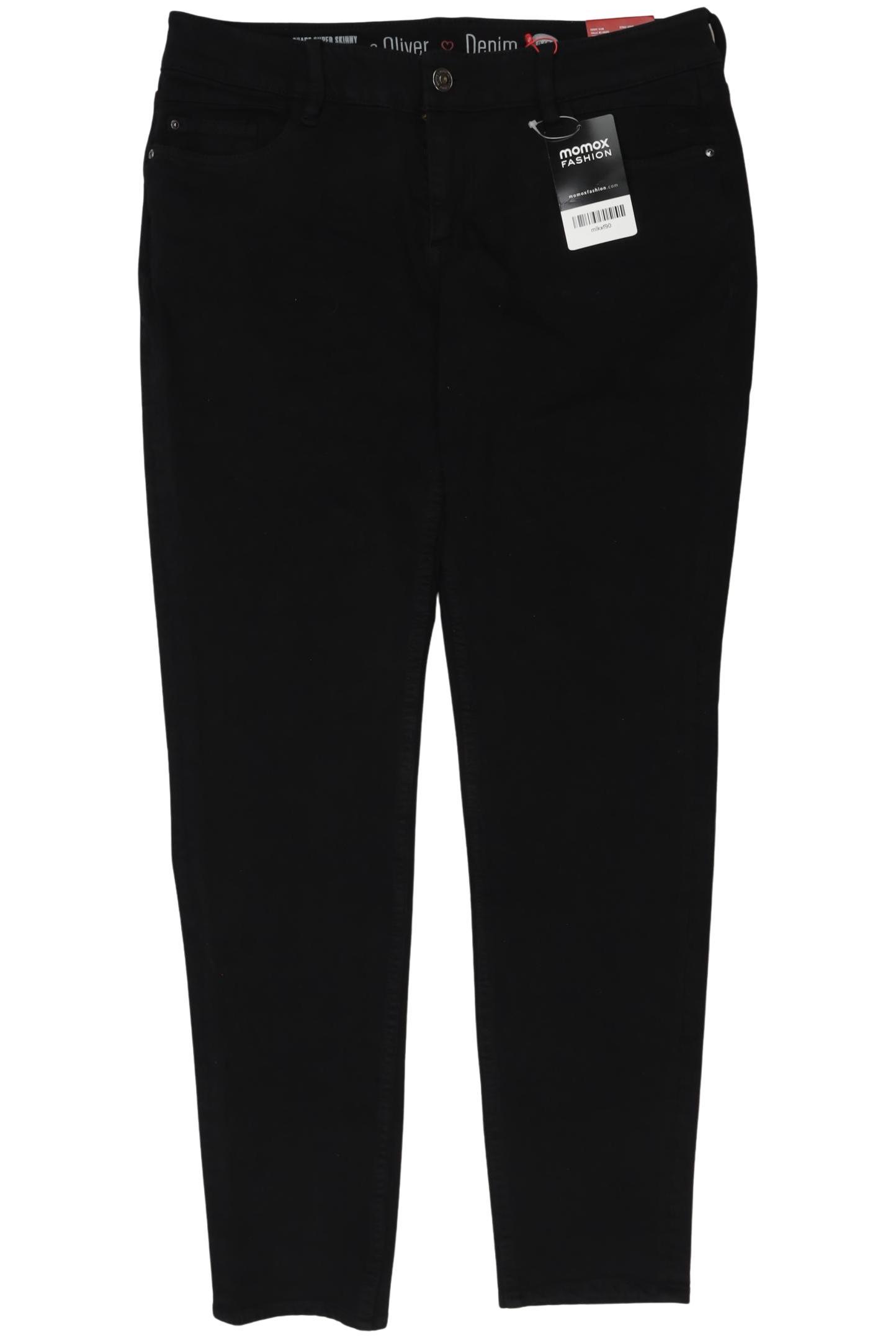 

s.Oliver Damen Jeans, schwarz, Gr. 40