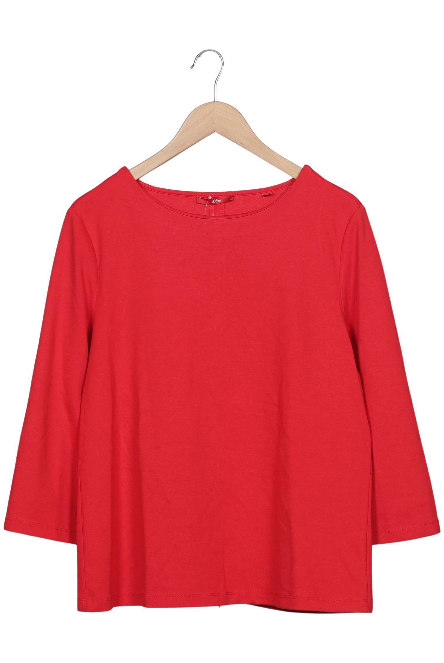 

s.Oliver Damen Langarmshirt, rot, Gr. 42