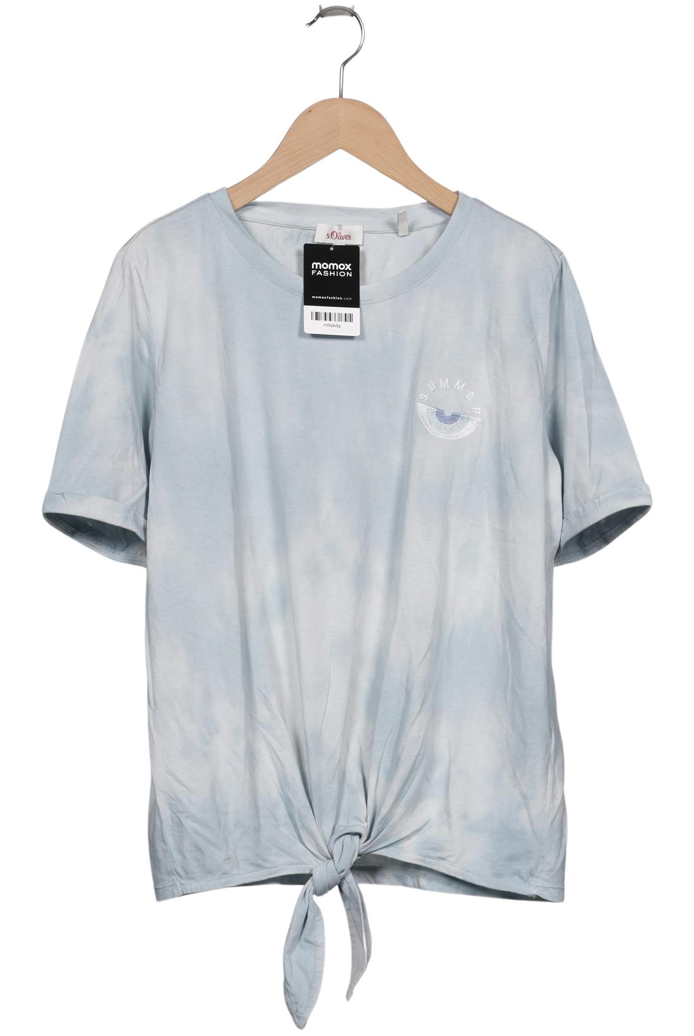 

s.Oliver Damen T-Shirt, hellblau, Gr. 40