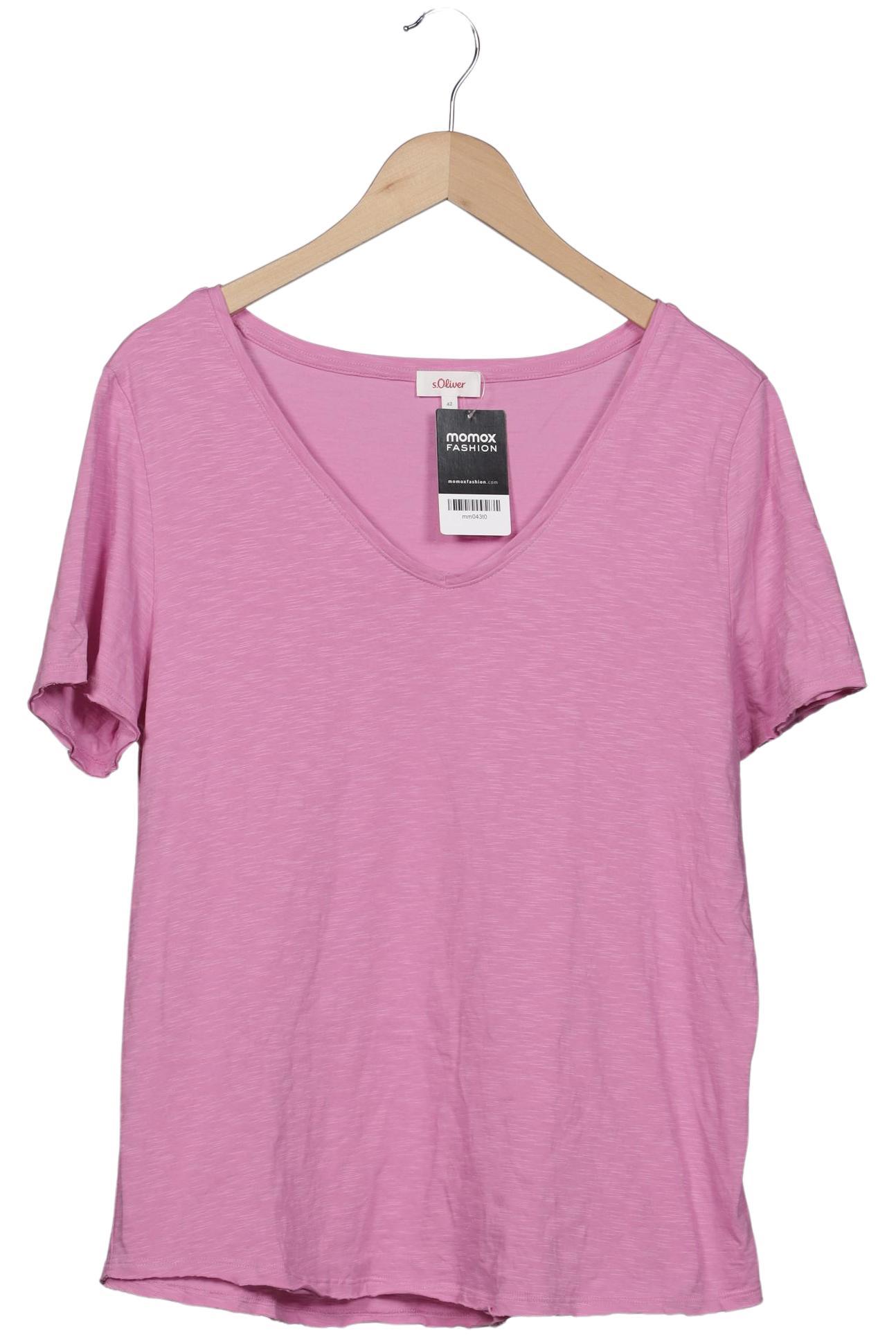 

s.Oliver Damen T-Shirt, pink, Gr. 42