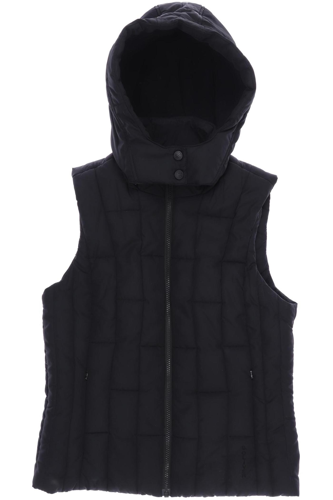 

s.Oliver Damen Weste, schwarz, Gr. 34