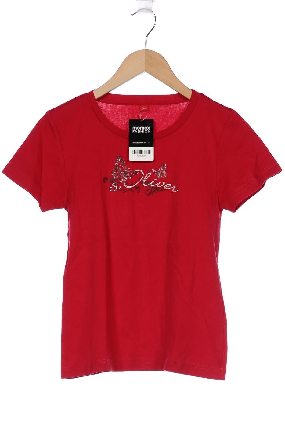 

s.Oliver Damen T-Shirt, rot, Gr. 38