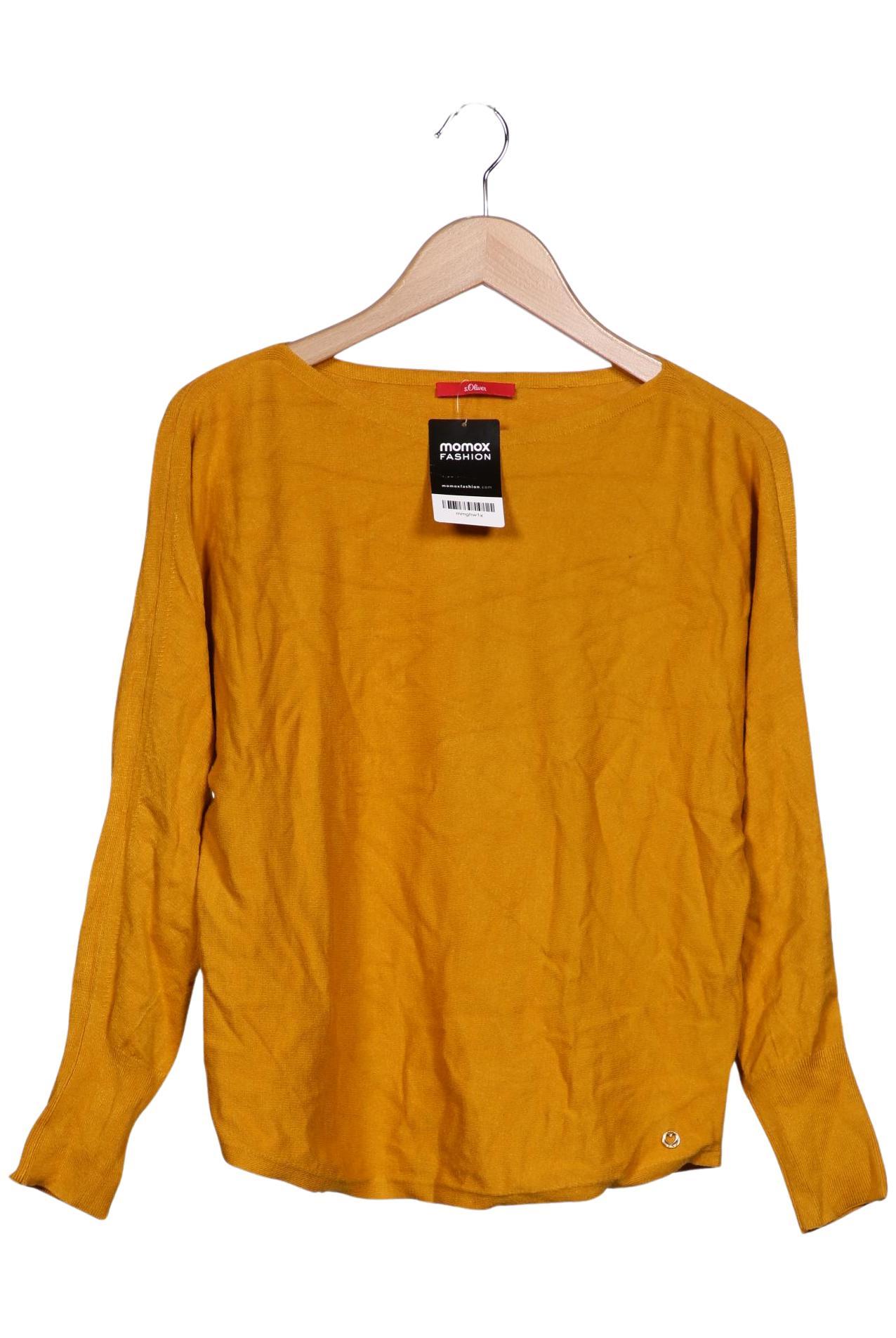 

s.Oliver Damen Pullover, gelb, Gr. 38