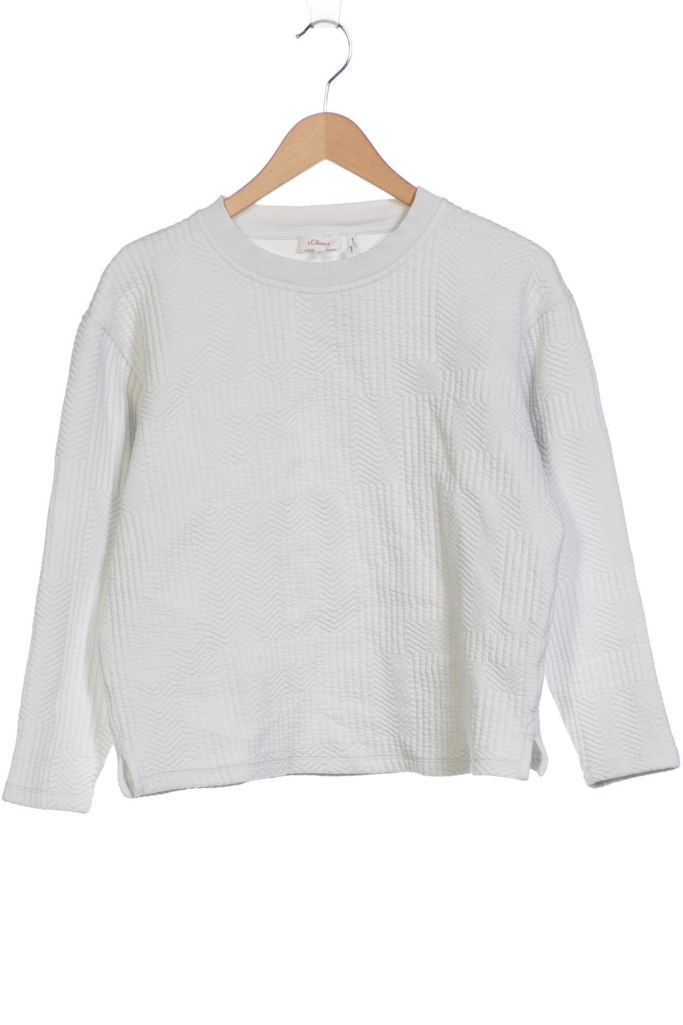 

s.Oliver Damen Sweatshirt, weiß, Gr. 38