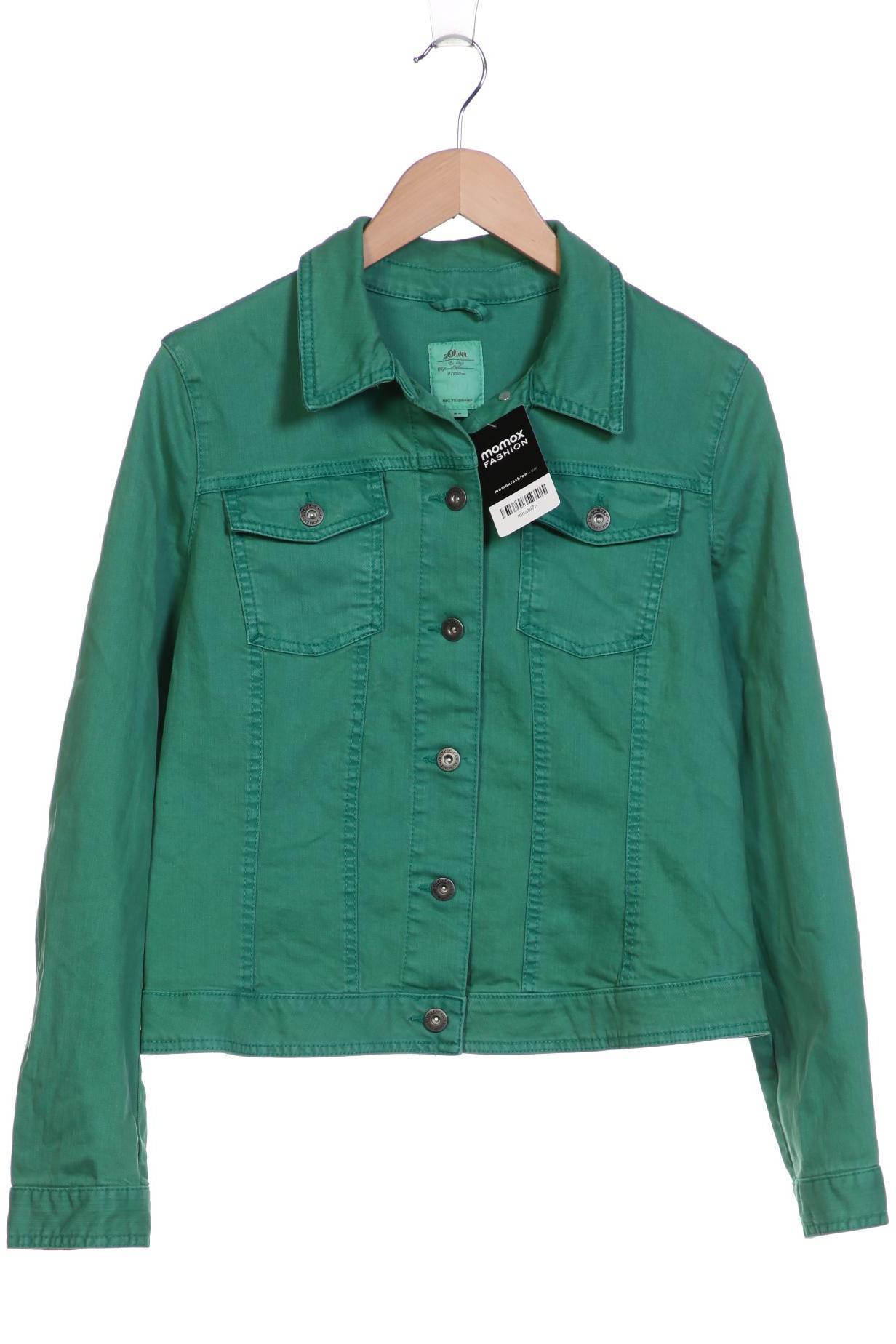 

s.Oliver Damen Jacke, türkis, Gr. 42