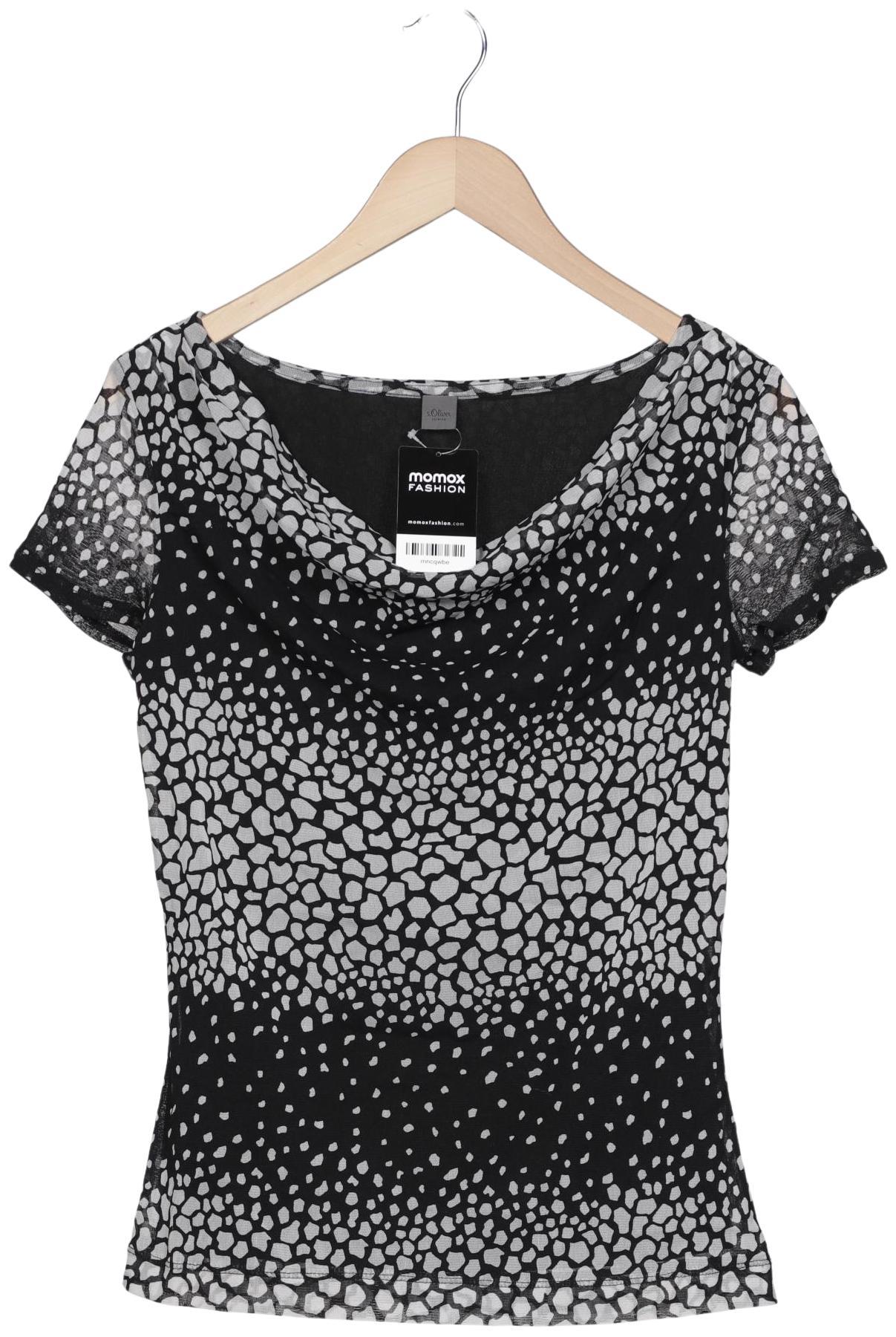 

s.Oliver Damen T-Shirt, schwarz, Gr. 38