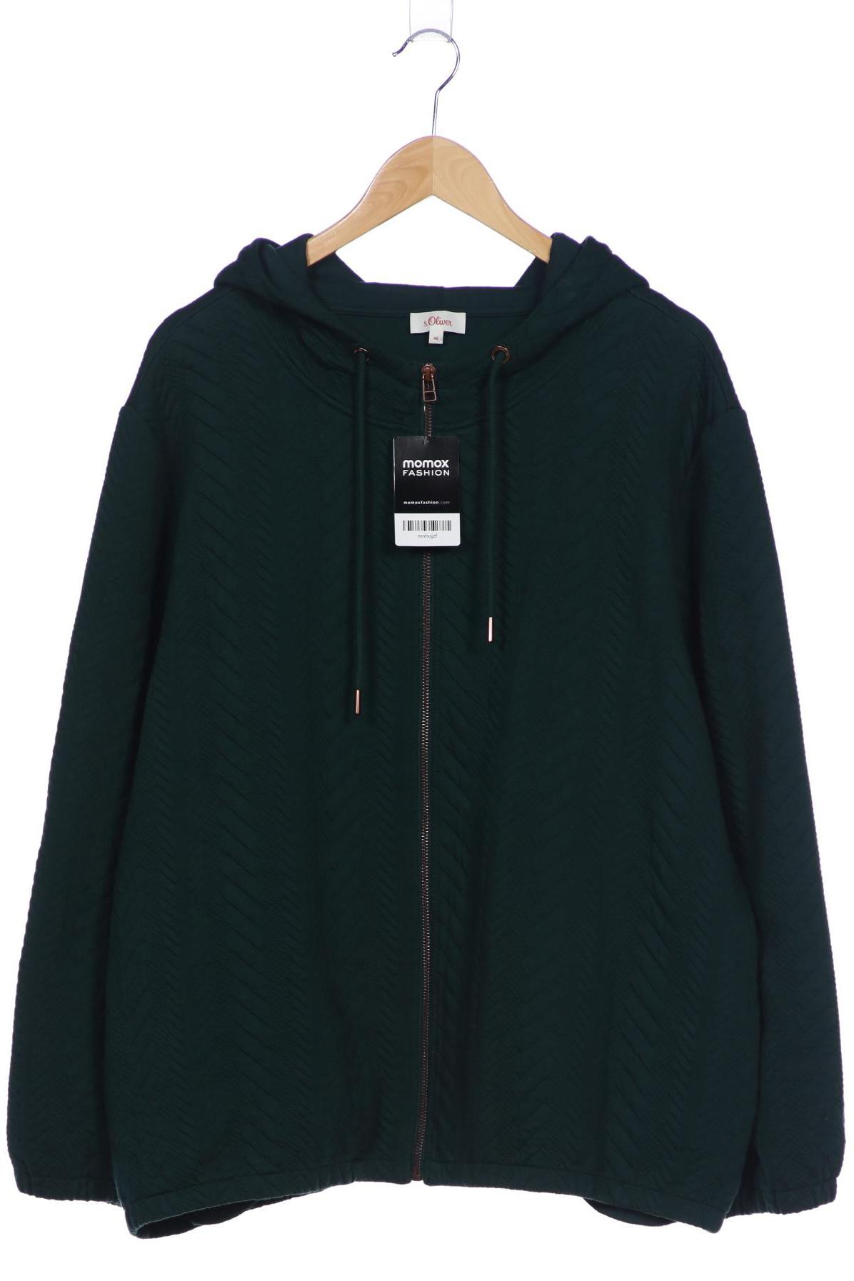 

s.Oliver Damen Kapuzenpullover, grün, Gr. 46