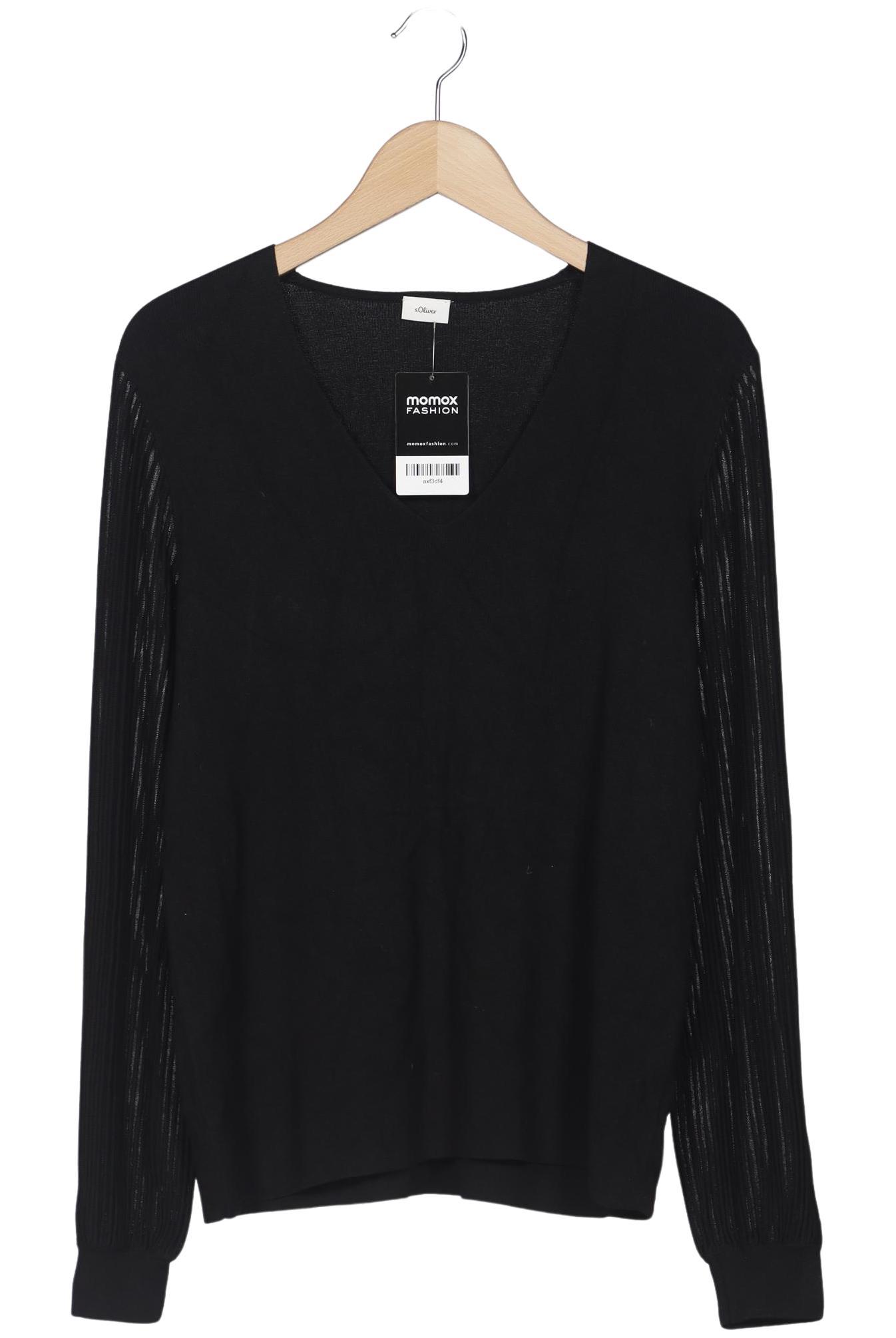 

s.Oliver Damen Pullover, schwarz, Gr. 42
