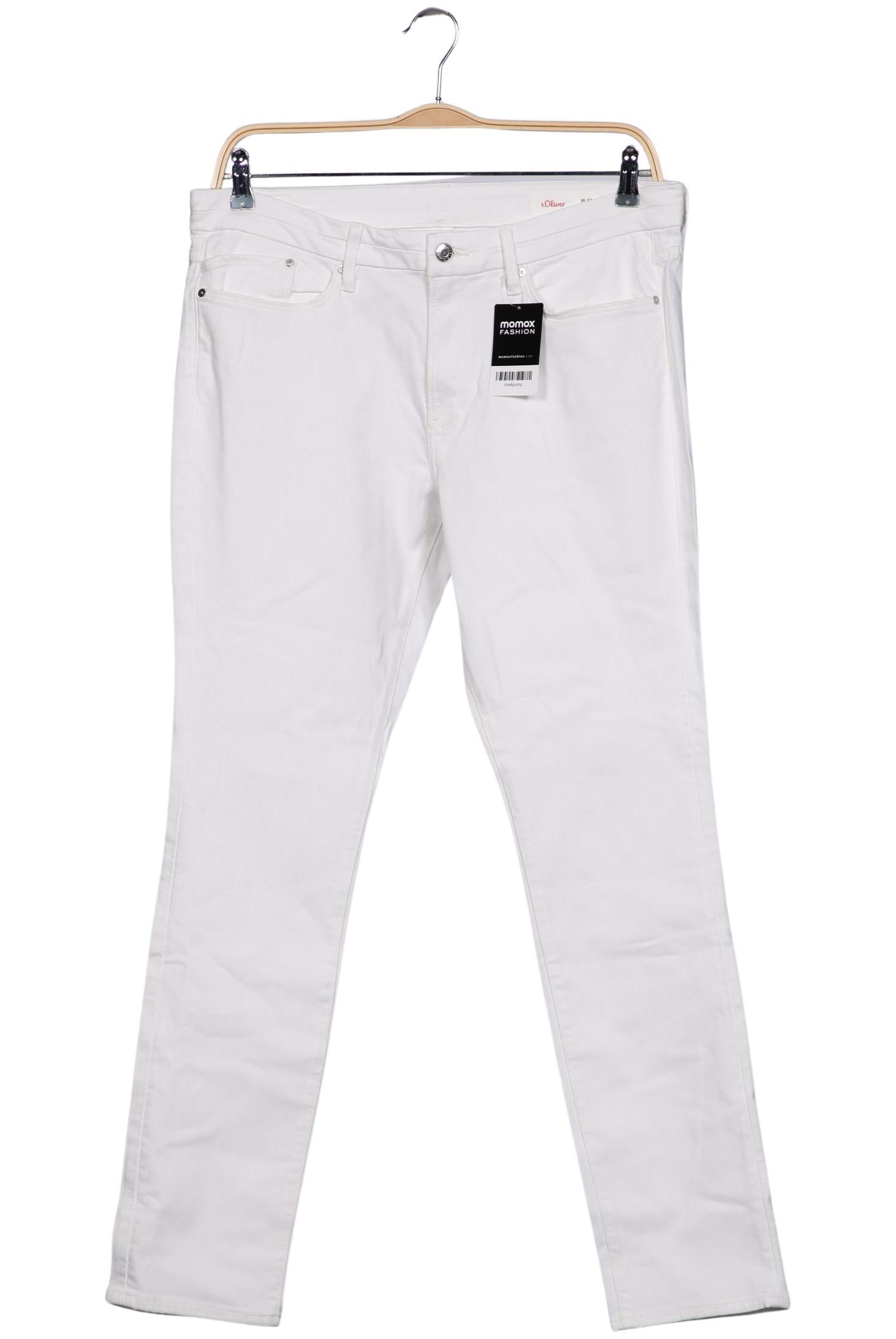 

s.Oliver Damen Jeans, weiß, Gr. 44