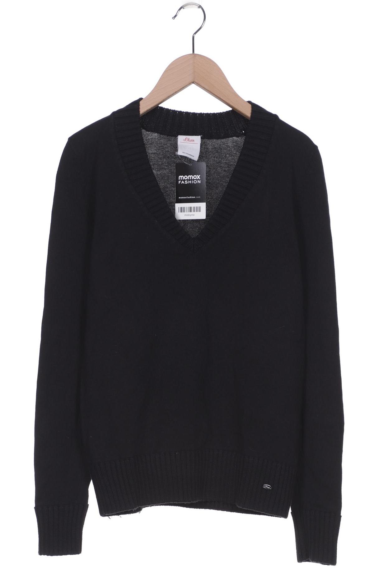 

s.Oliver Damen Pullover, schwarz