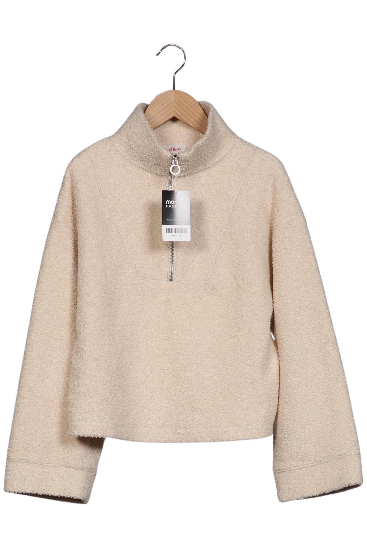

s.Oliver Damen Sweatshirt, beige, Gr. 34