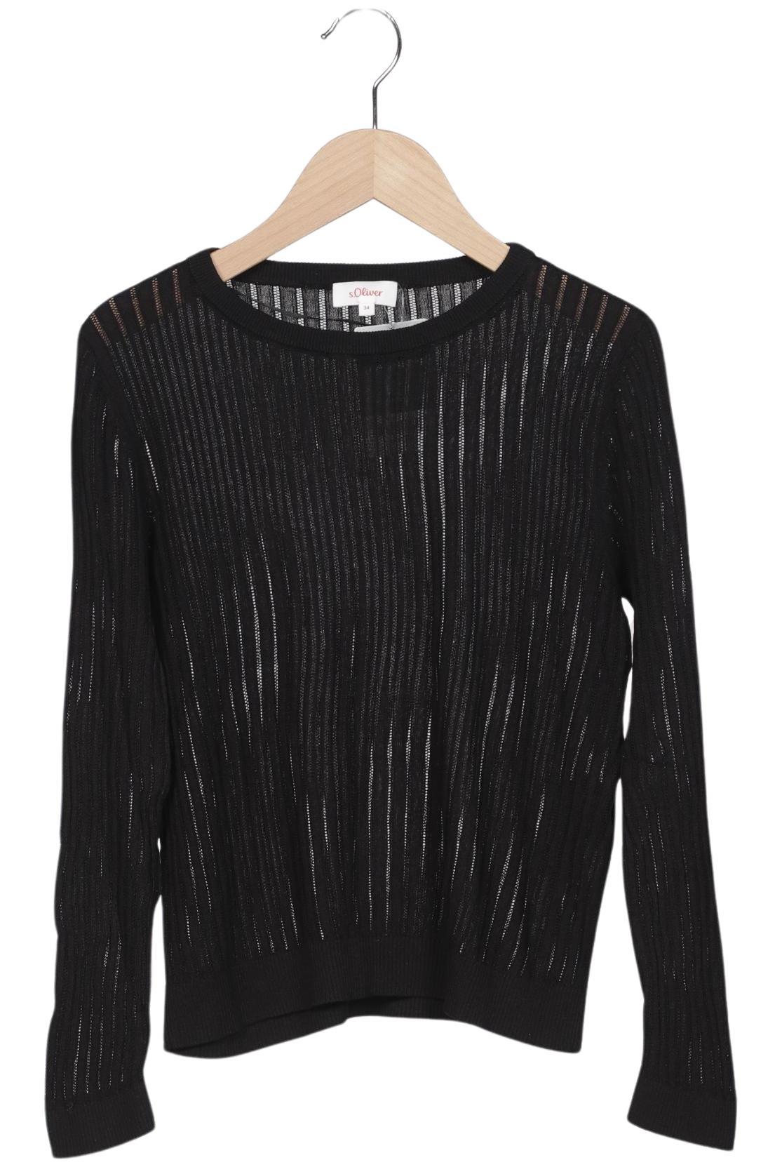 

s.Oliver Damen Pullover, schwarz, Gr. 34