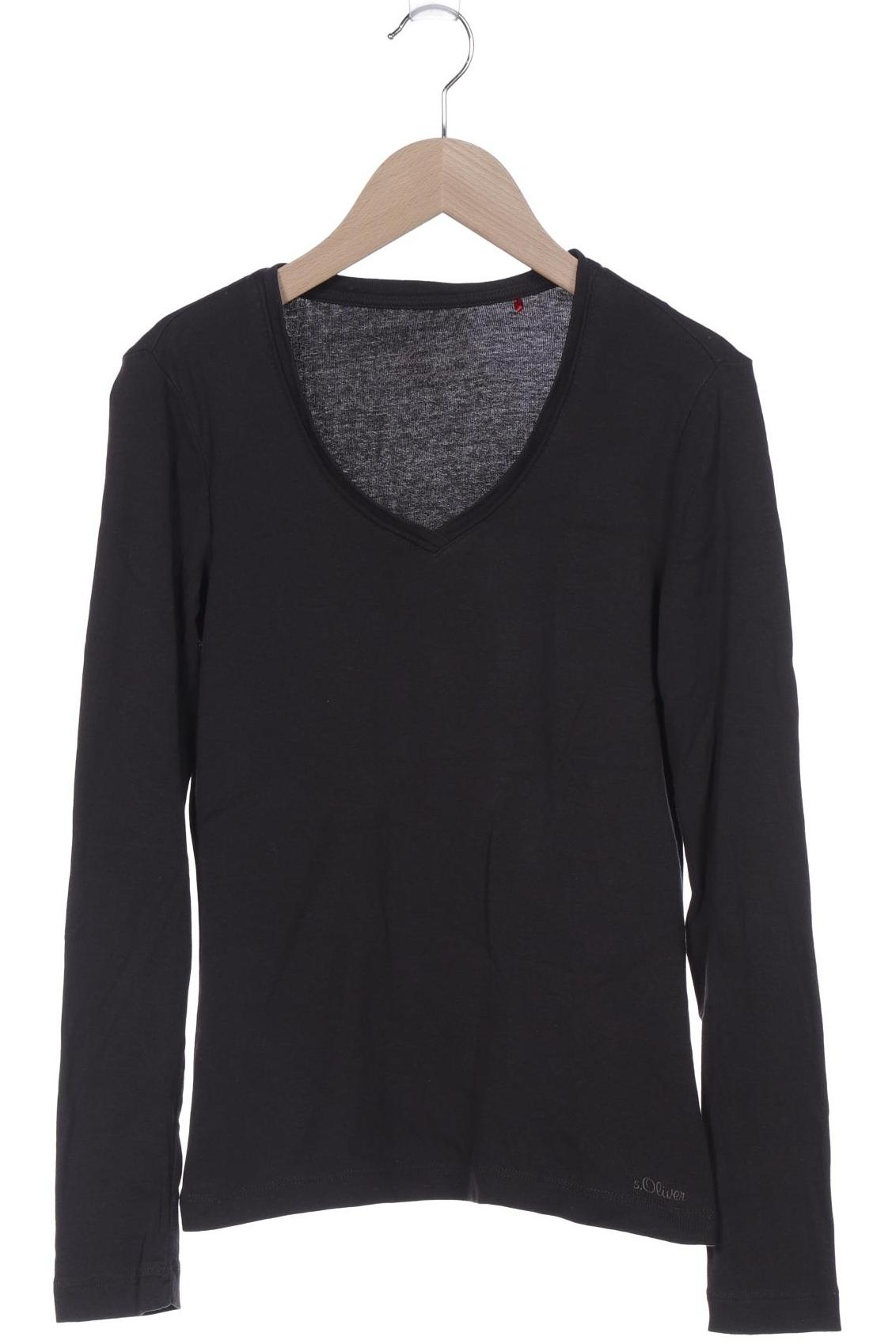 

s.Oliver Damen Langarmshirt, braun, Gr. 36