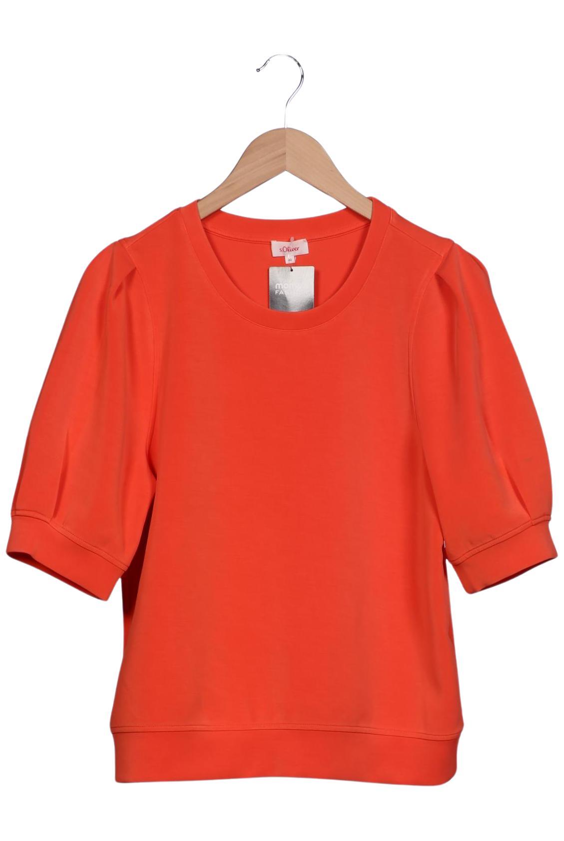 

s.Oliver Damen Sweatshirt, orange, Gr. 40
