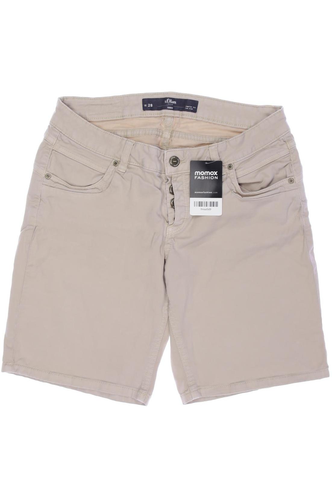 

s.Oliver Damen Shorts, beige, Gr. 28