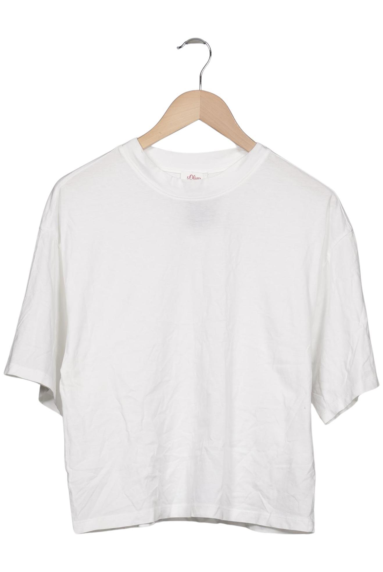 

s.Oliver Damen T-Shirt, weiß, Gr. 36