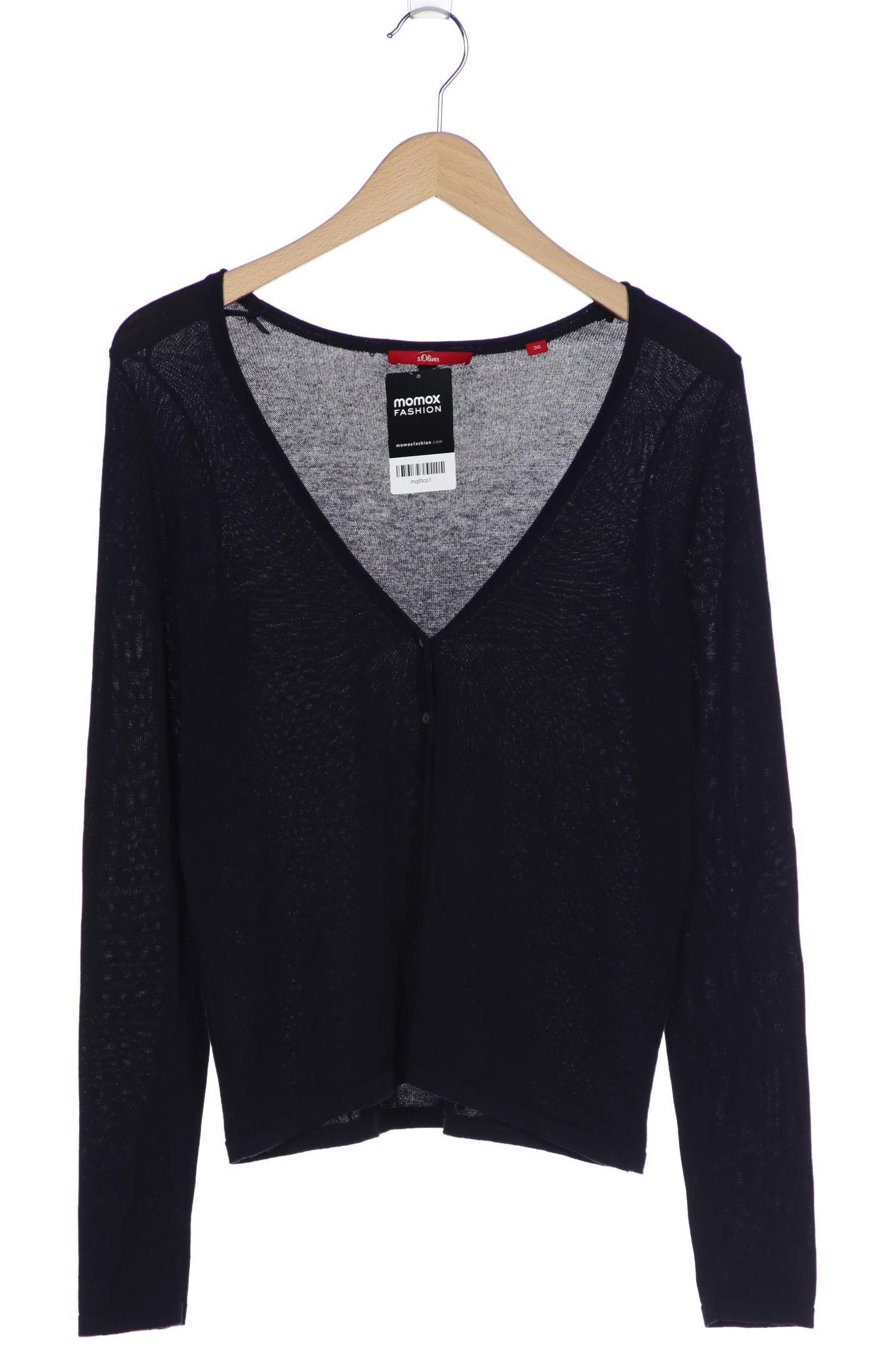 

s.Oliver Damen Strickjacke, marineblau