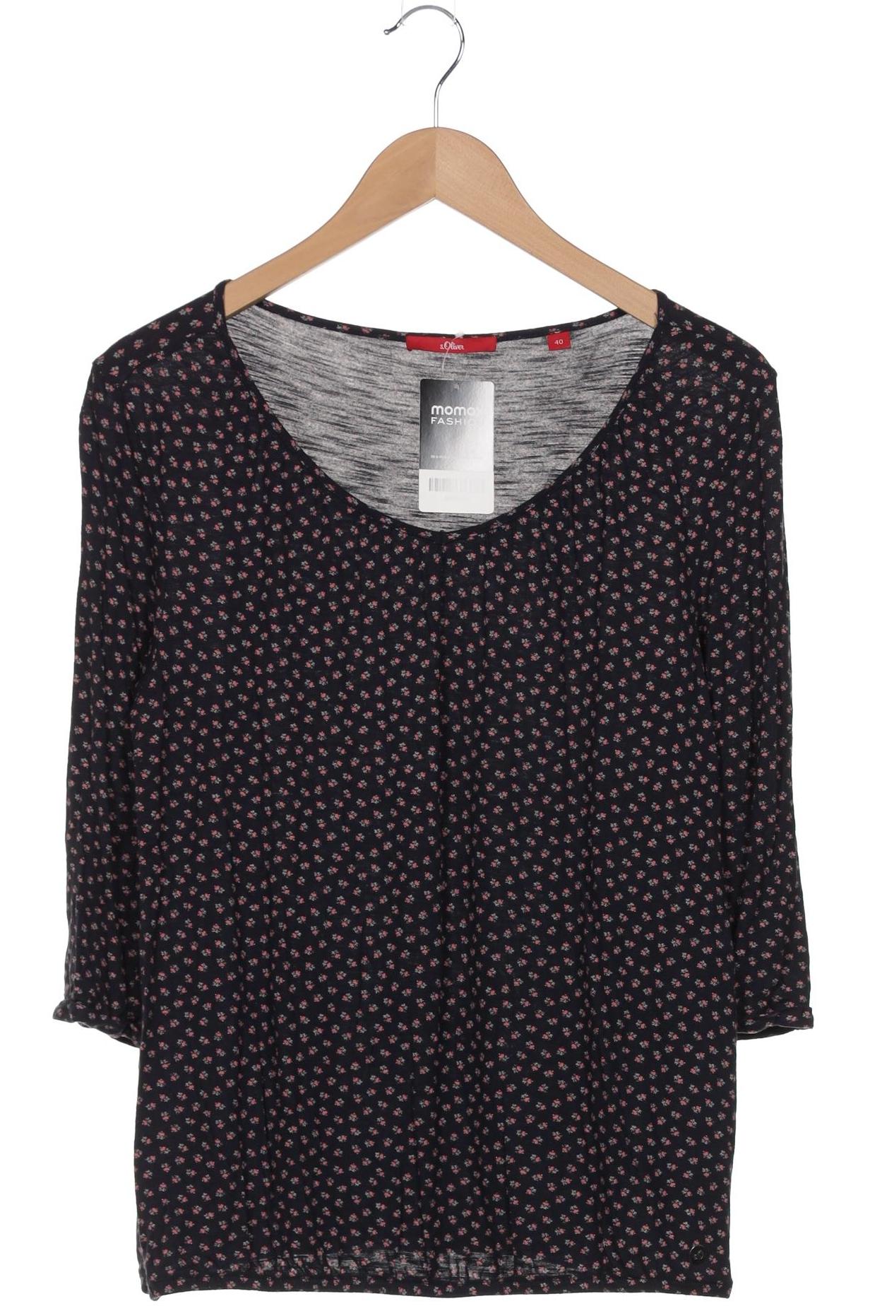 

s.Oliver Damen Langarmshirt, schwarz, Gr. 40