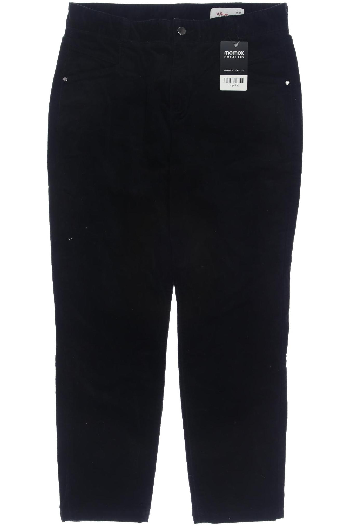 

s.Oliver Damen Stoffhose, schwarz, Gr. 38