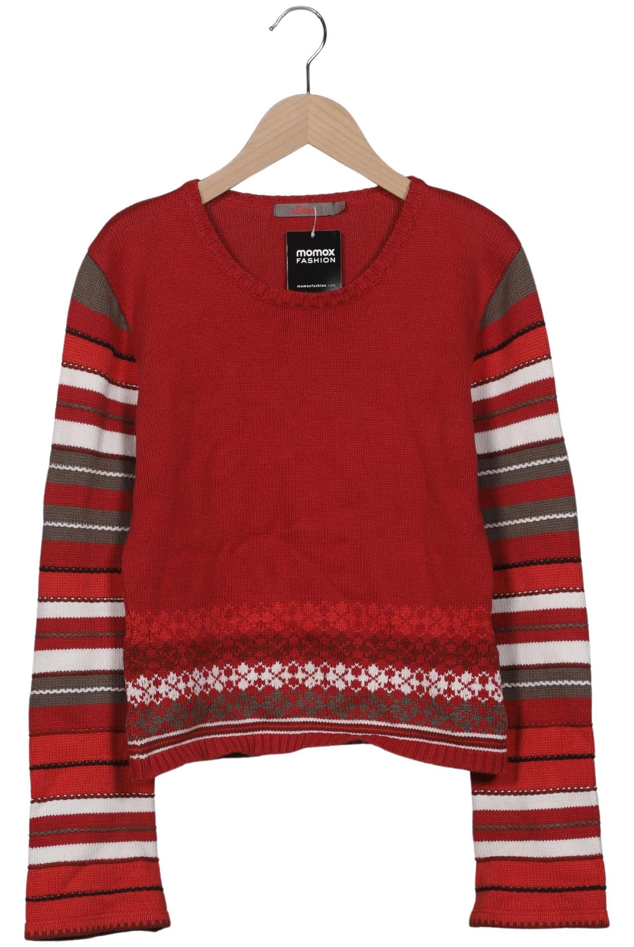 

s.Oliver Damen Pullover, rot, Gr. 36