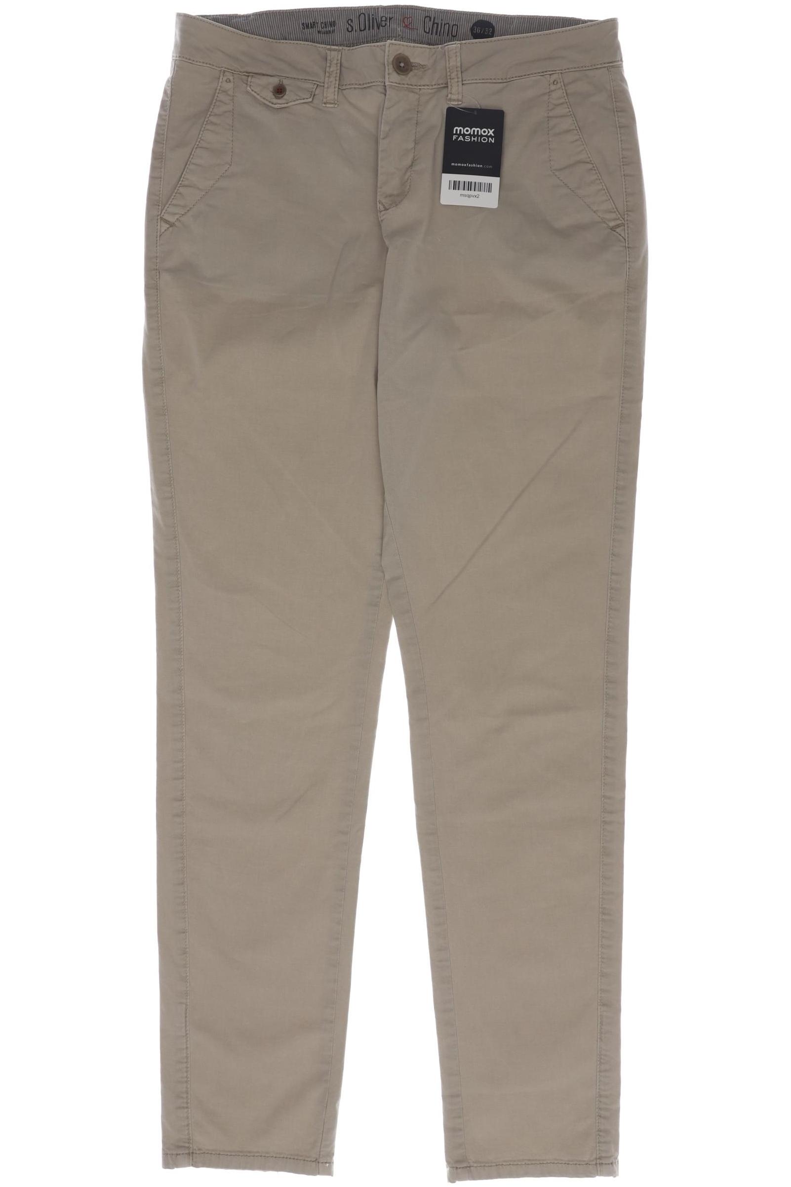 

s.Oliver Damen Stoffhose, beige, Gr. 36