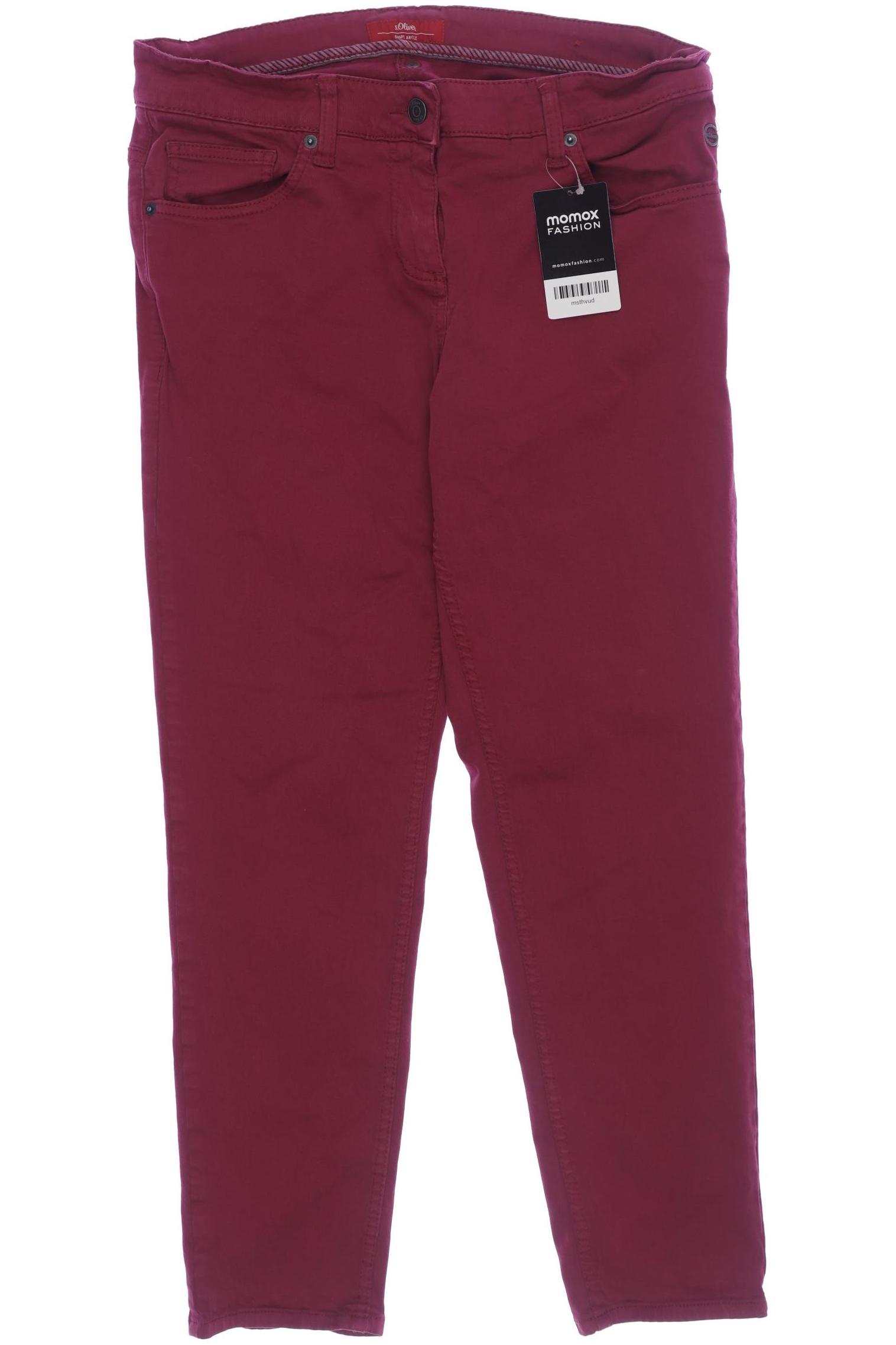 

s.Oliver Damen Jeans, bordeaux, Gr. 40